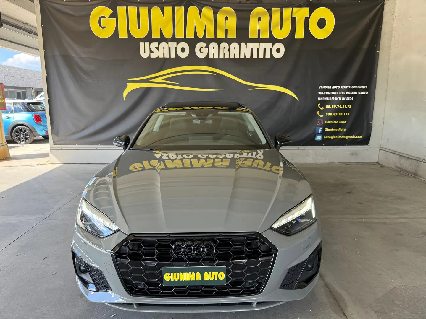 Audi A5 UNICO PROPRIETARIO 35 2.0 tdi S-Line S-Tronic Grigio - 2