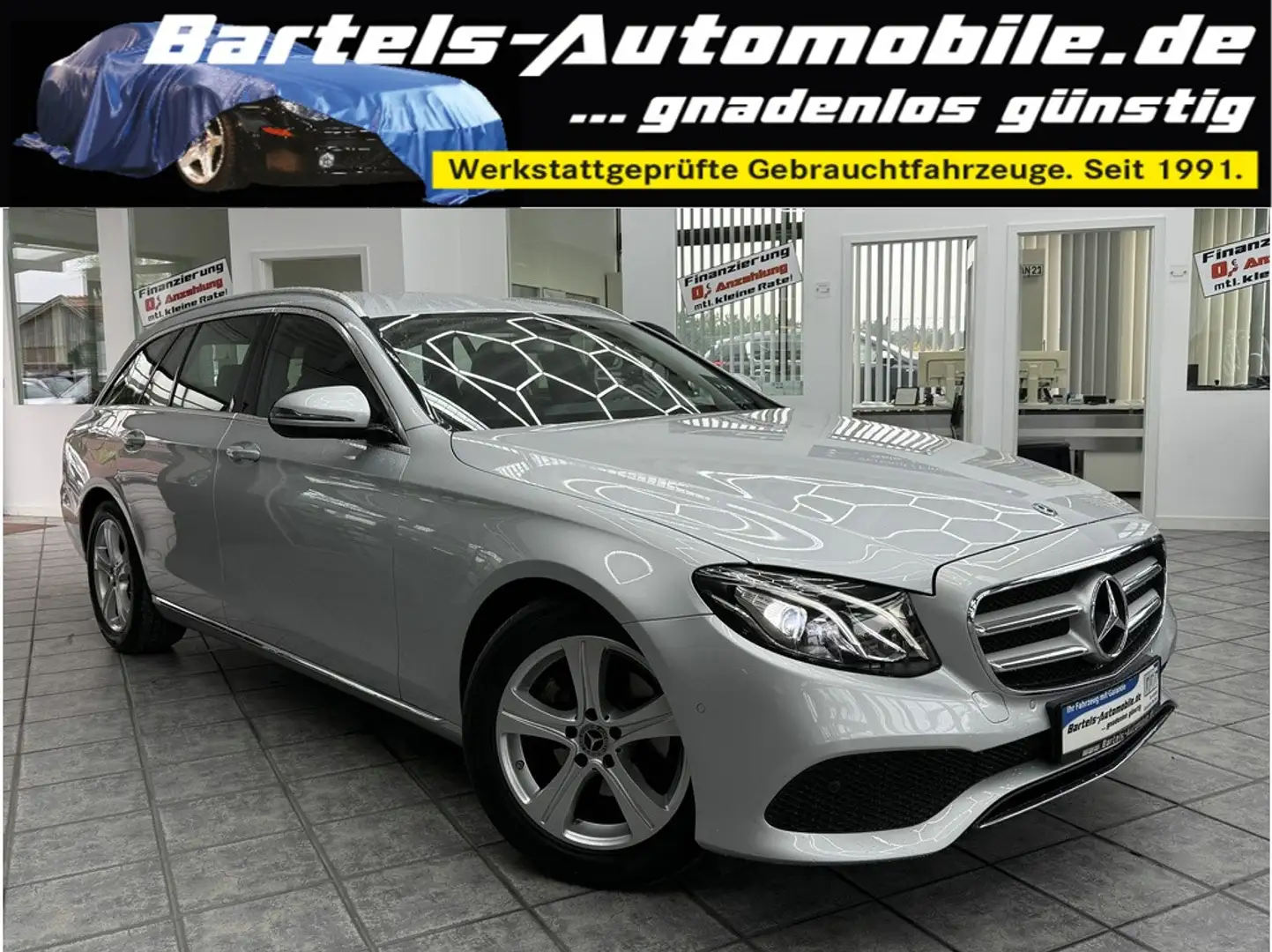Mercedes-Benz E 220 T d Avantgarde, LED Leder, Kamera, Comand Silver - 1