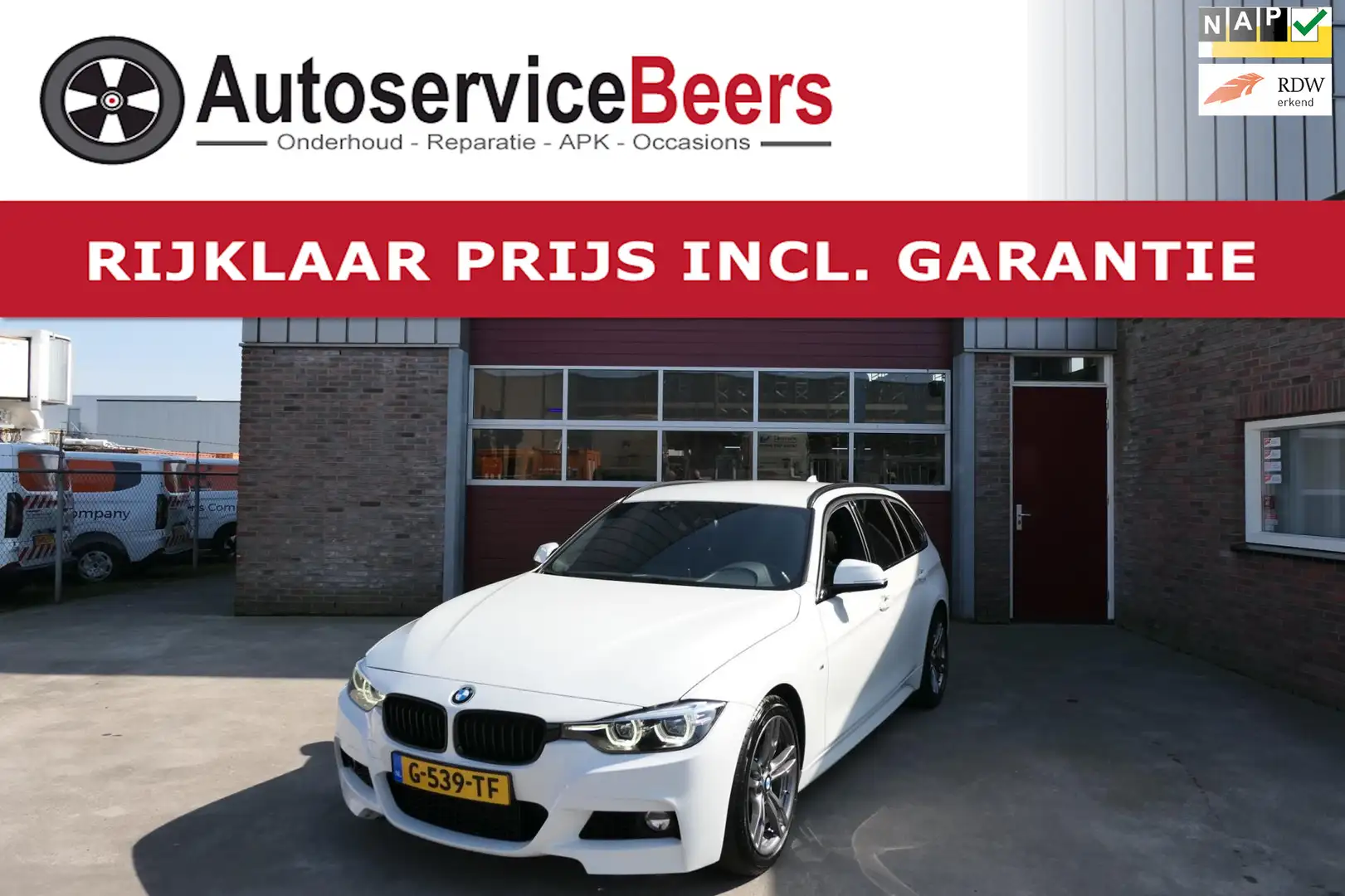 BMW 318 3-serie Touring 318i M Sport Corporate Lease, Navi Blanc - 1