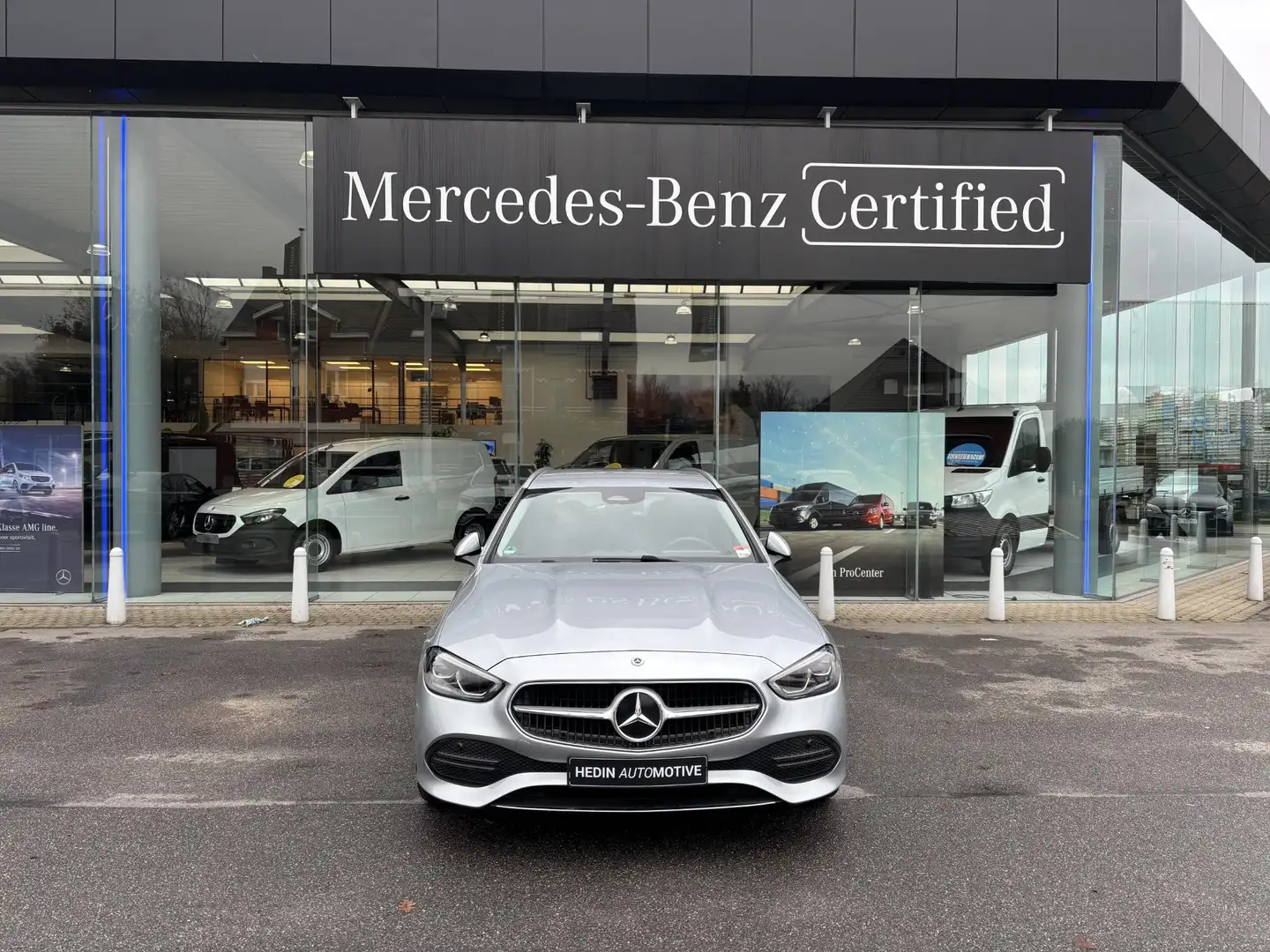 Mercedes-Benz C 200 Break Luxury Line | Memory Zetels | Widescreen | Argent - 2