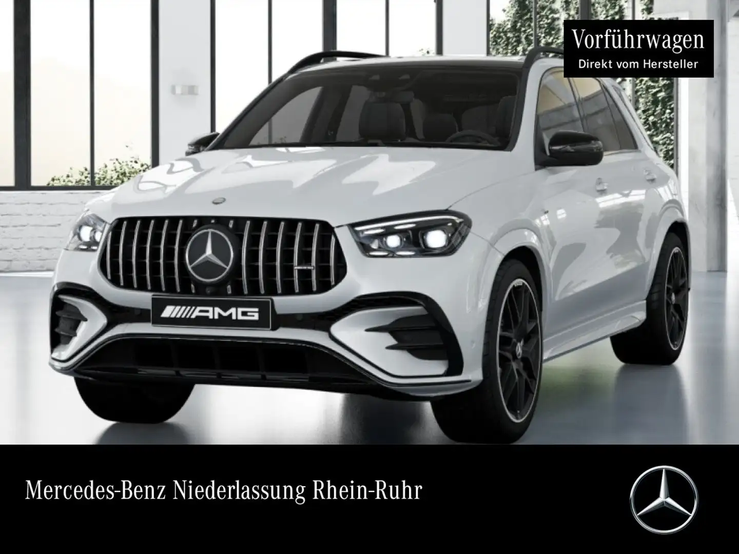 Mercedes-Benz GLE 53 AMG GLE 53 HYBRID 4M NIGHT+PANO+360+AHK+MULTIBEAM+22" Weiß - 1
