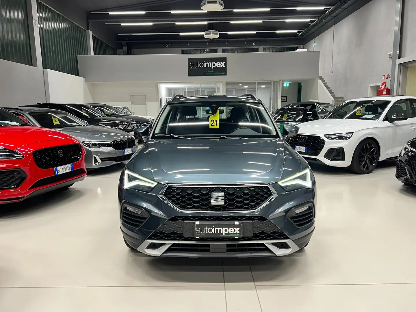 SEAT Ateca 2.0 tdi Style 150cv dsg UNICO PROPRIETARIO Grigio - 2