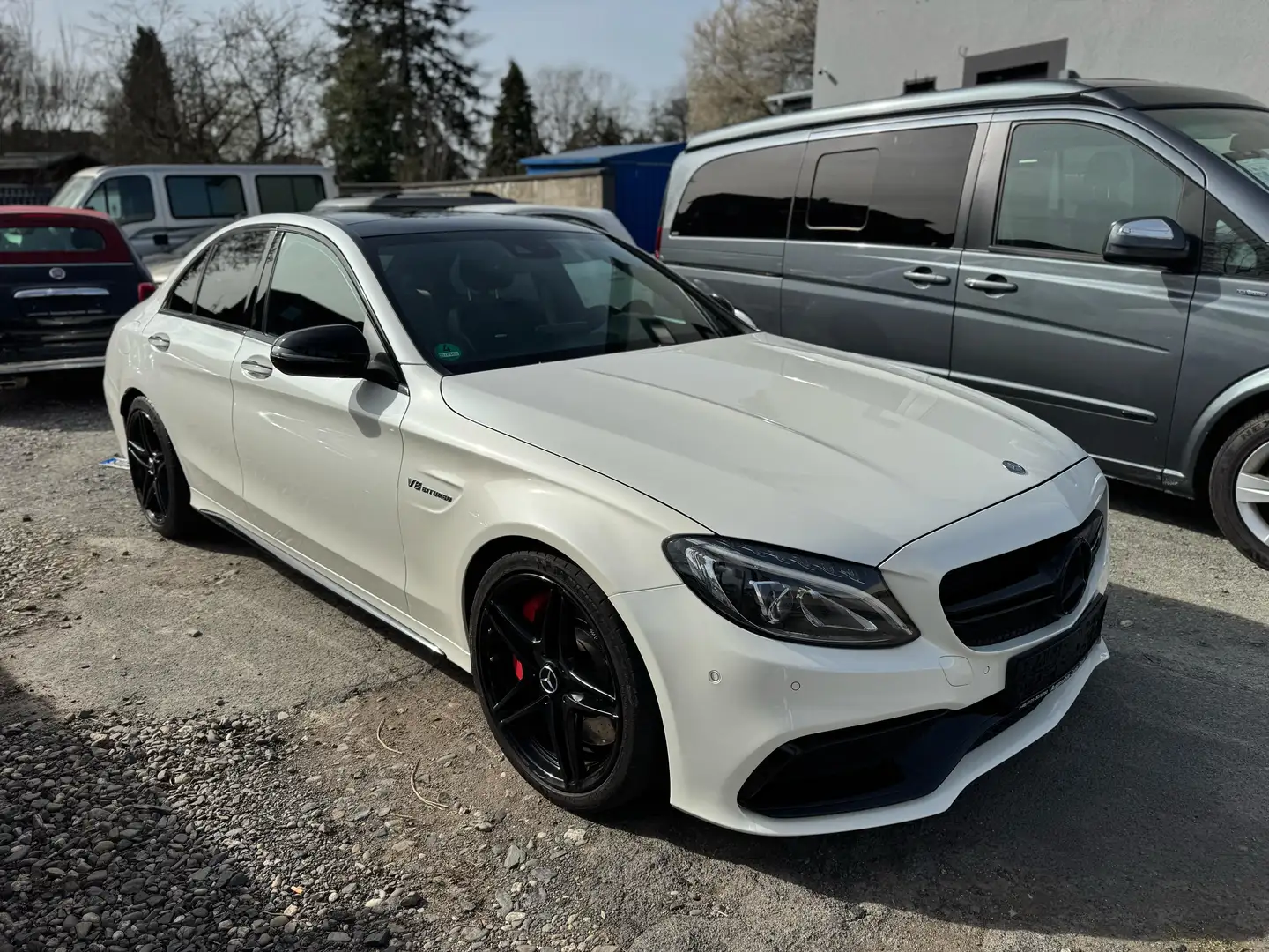 Mercedes-Benz C 63 AMG C 63S AMG MB100 bis 03/26 Panorama Scheckheft Bílá - 1
