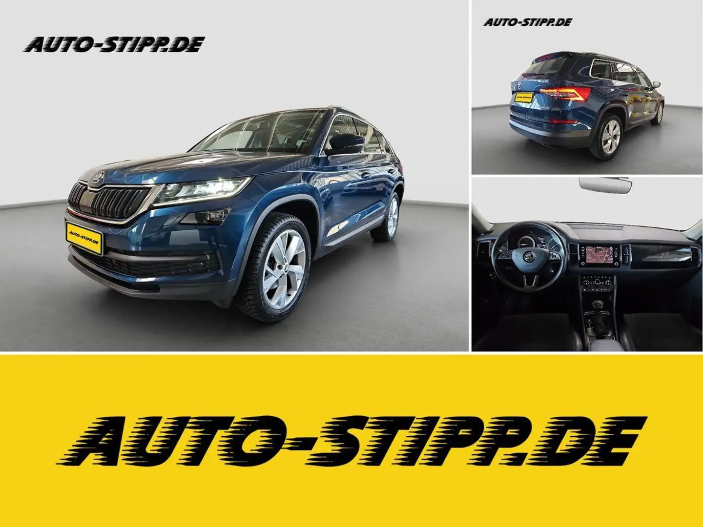 Skoda Kodiaq 1.4 TSI DSG Style BLIS RFK STANDH AHK LED Bleu - 1