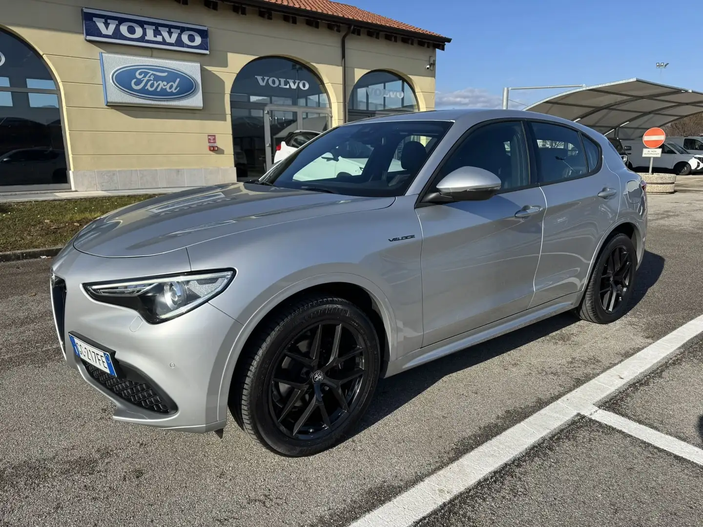 Alfa Romeo Stelvio 2.0 Turbo Benzina 280CV AT8 Q4 Veloce Grigio - 1