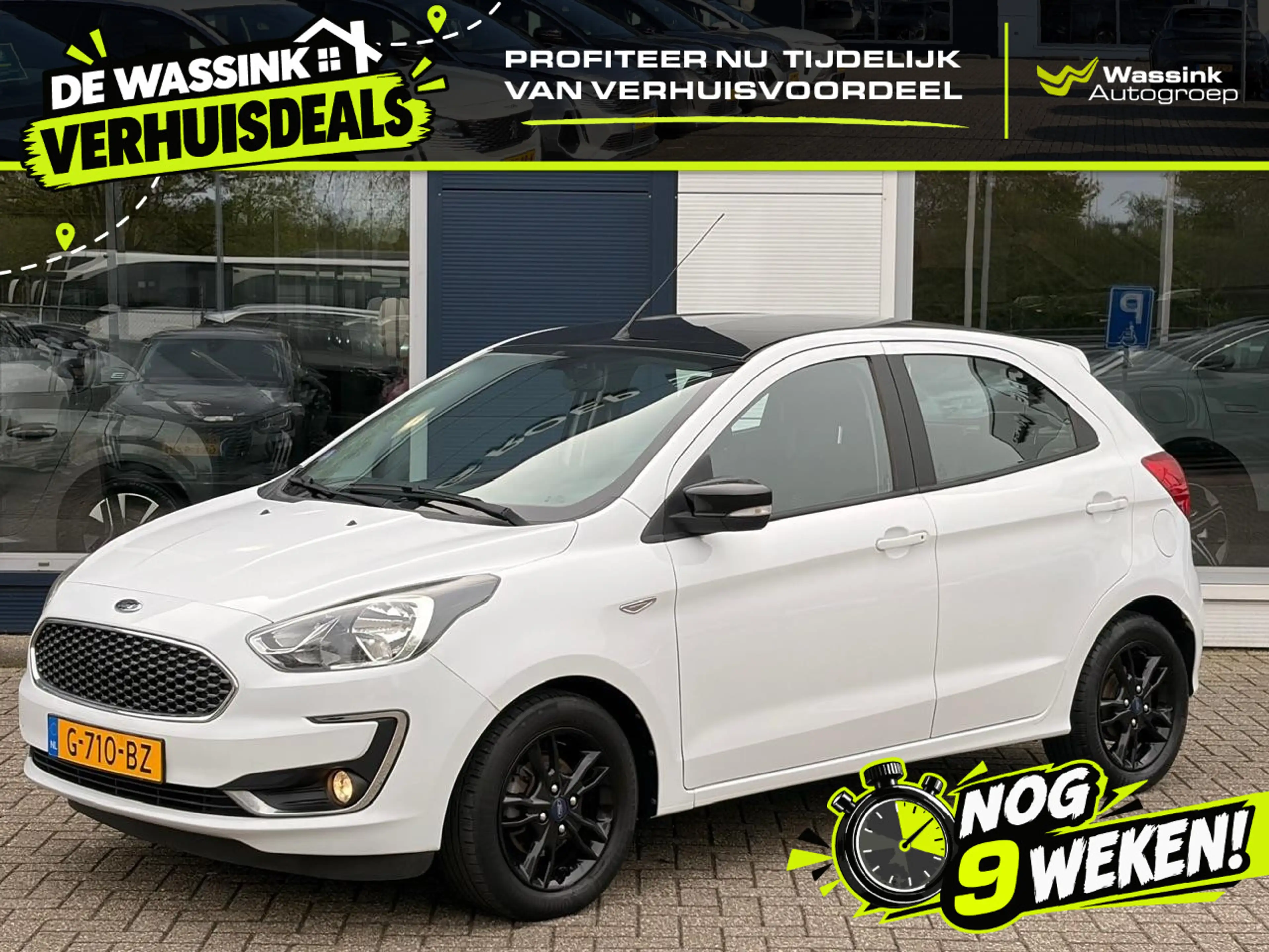 Ford Ka/Ka+ Ka+ 1.2 85pk Trend Ultimate White | Airconditionin