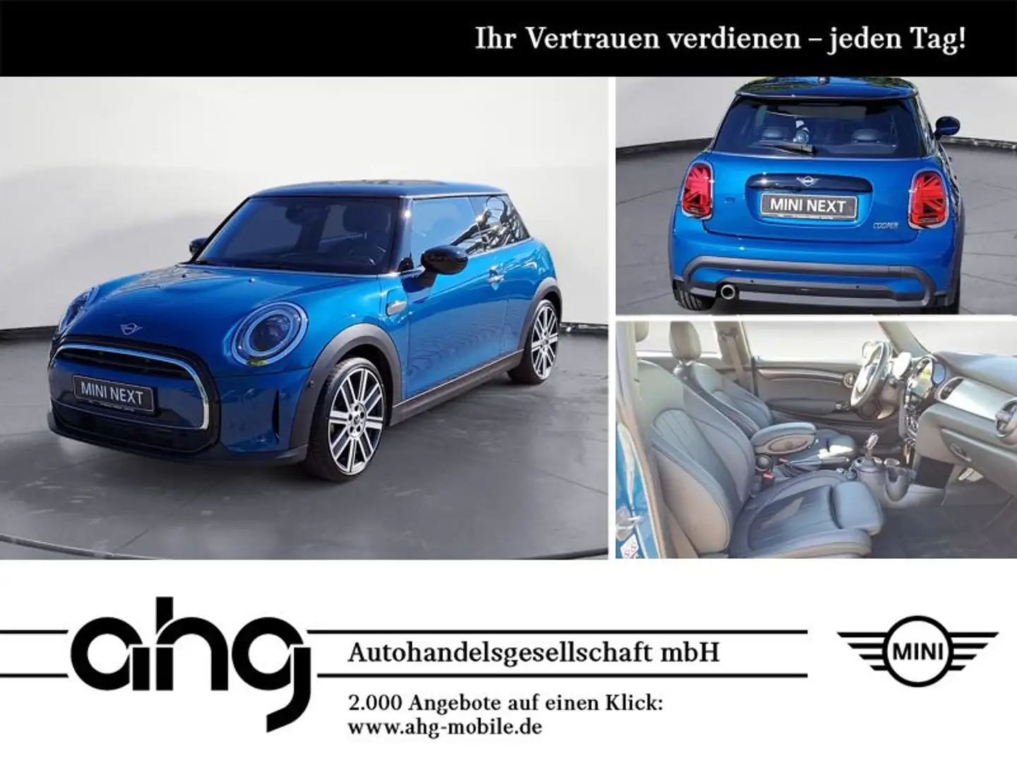 MINI Cooper MINI Yours Trim Steptronic Klimaaut. RFT Blau - 1