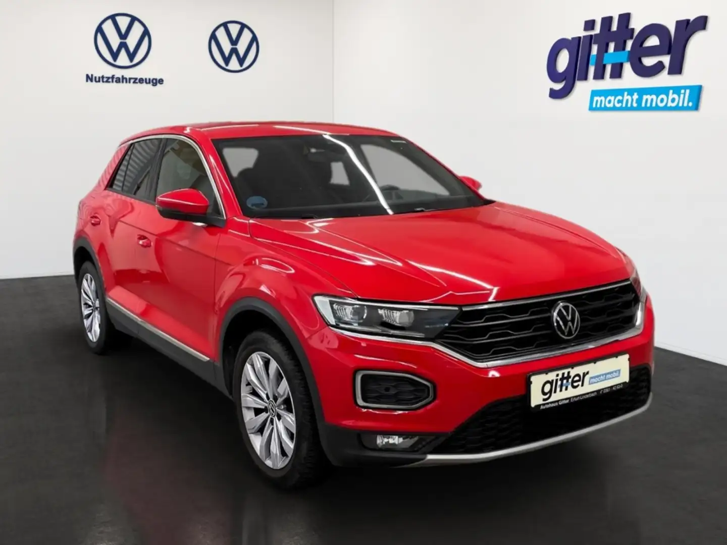 Volkswagen T-Roc 1.5 TSI DSG ACC WINTERPAKET DAB AHK-abnehmbar Navi Червоний - 2
