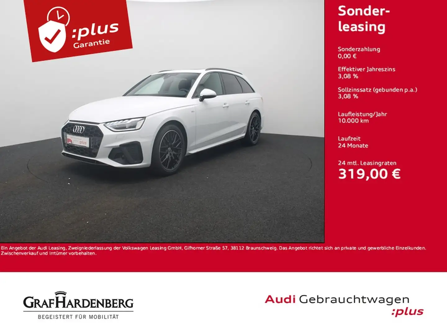 Audi A4 Avant 35 TFSI S line LED Navi ACC Weiß - 1