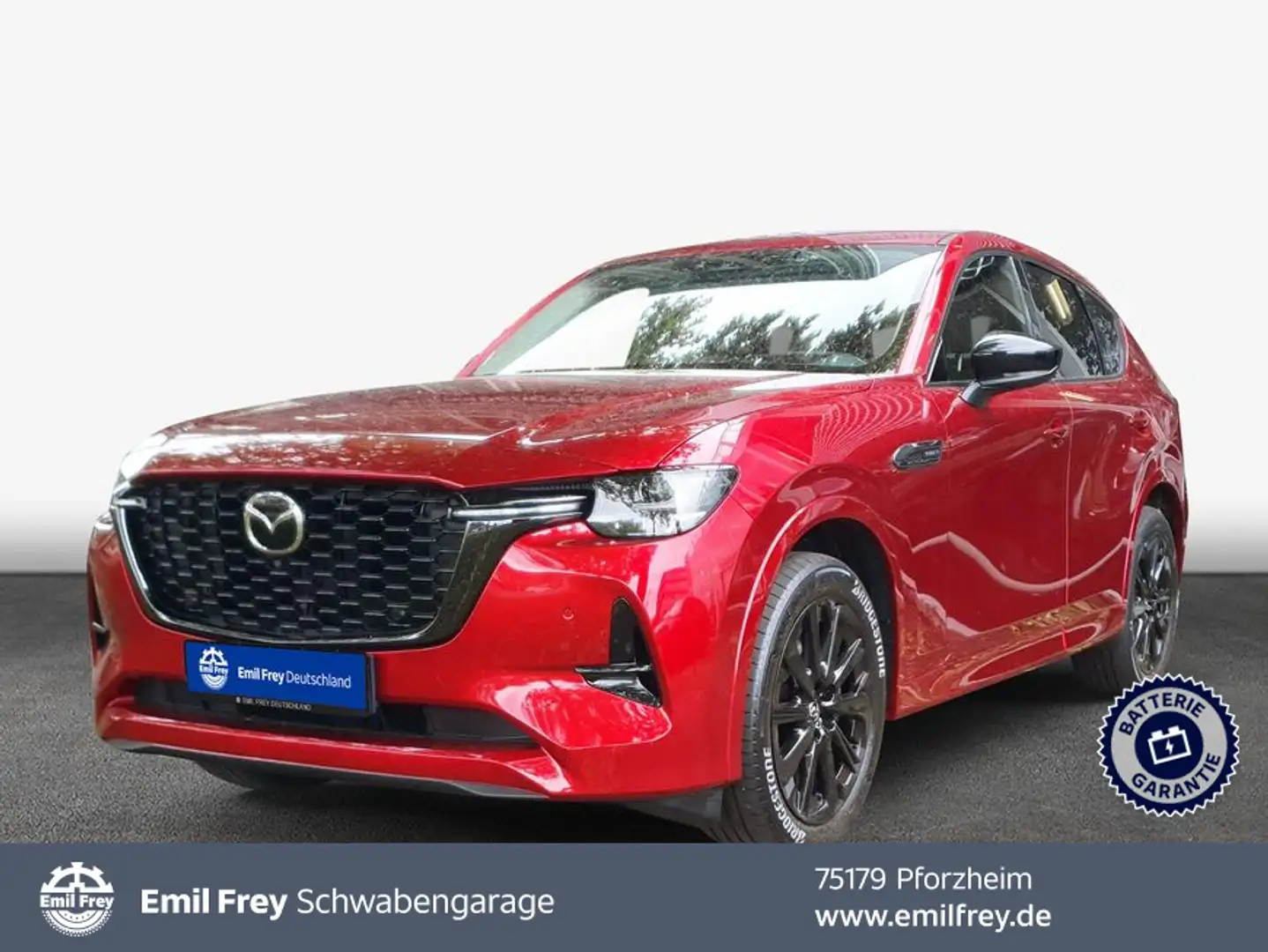 Mazda CX-60 AWD PHEV Aut. HOMURA 141 kW, 5-türig (Benzin Rood - 1