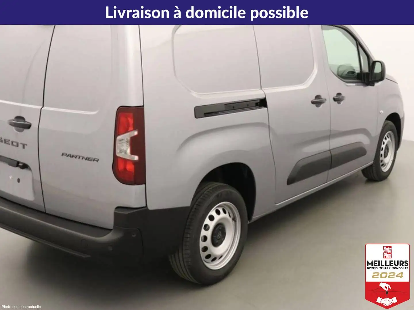 Peugeot Partner PARTNER LONG HEAVY 1000 KG Van 1.5 BlueHDi 130 Gris - 2