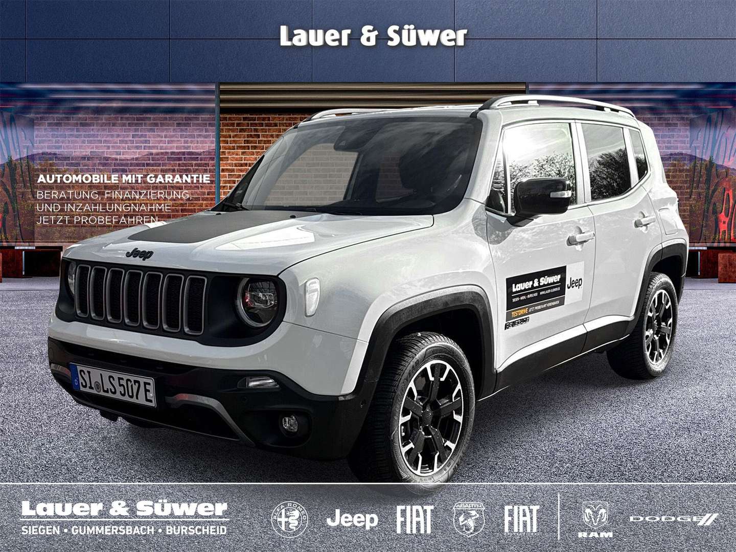 Jeep Renegade nuo 478 €/ mėn Benzinas/Elektra 2023m. Kita Automatinė