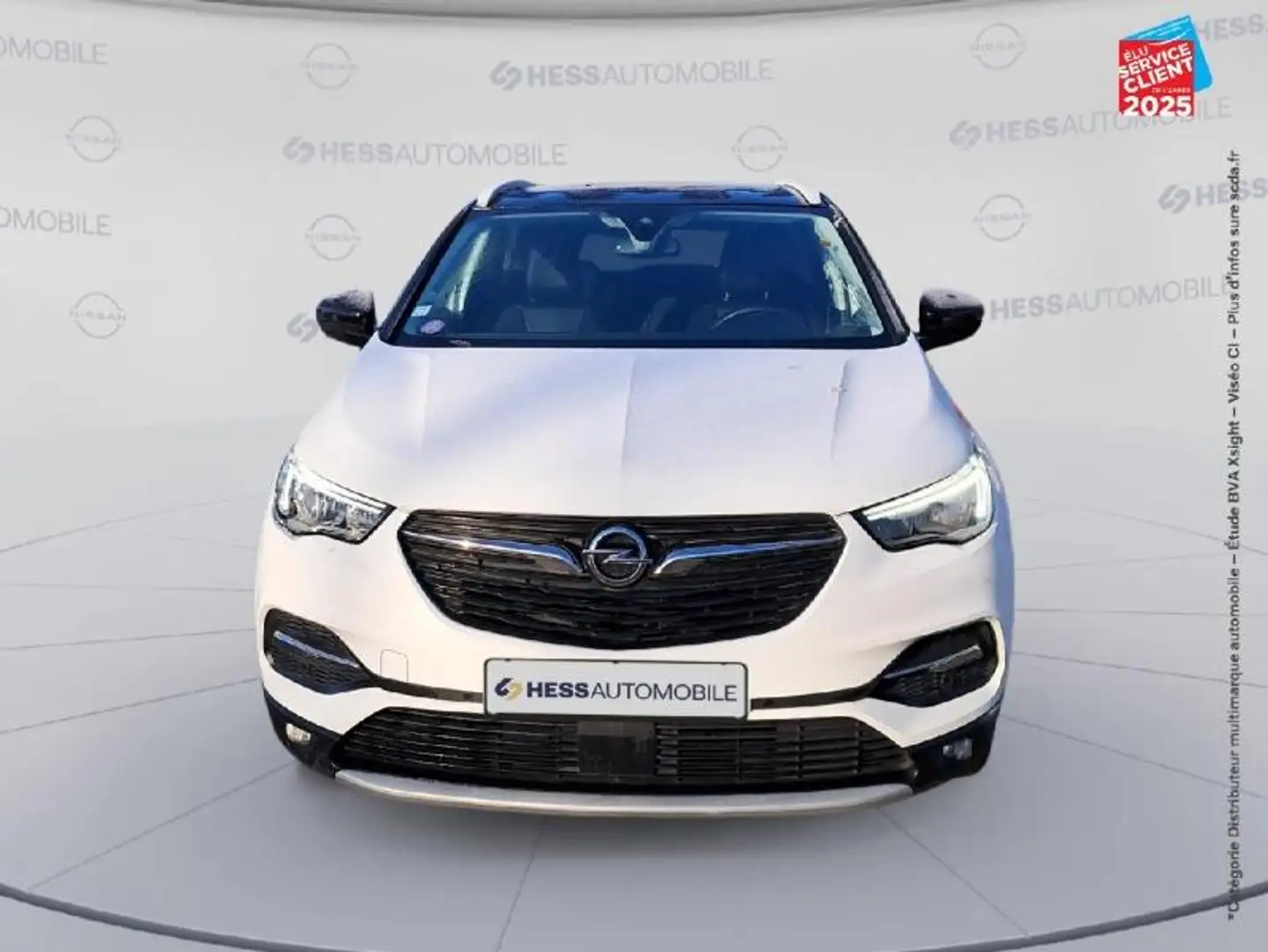 Opel Grandland X 1.2 Turbo 130ch Design Line 113g GPS Camera Carplay Blanc - 2