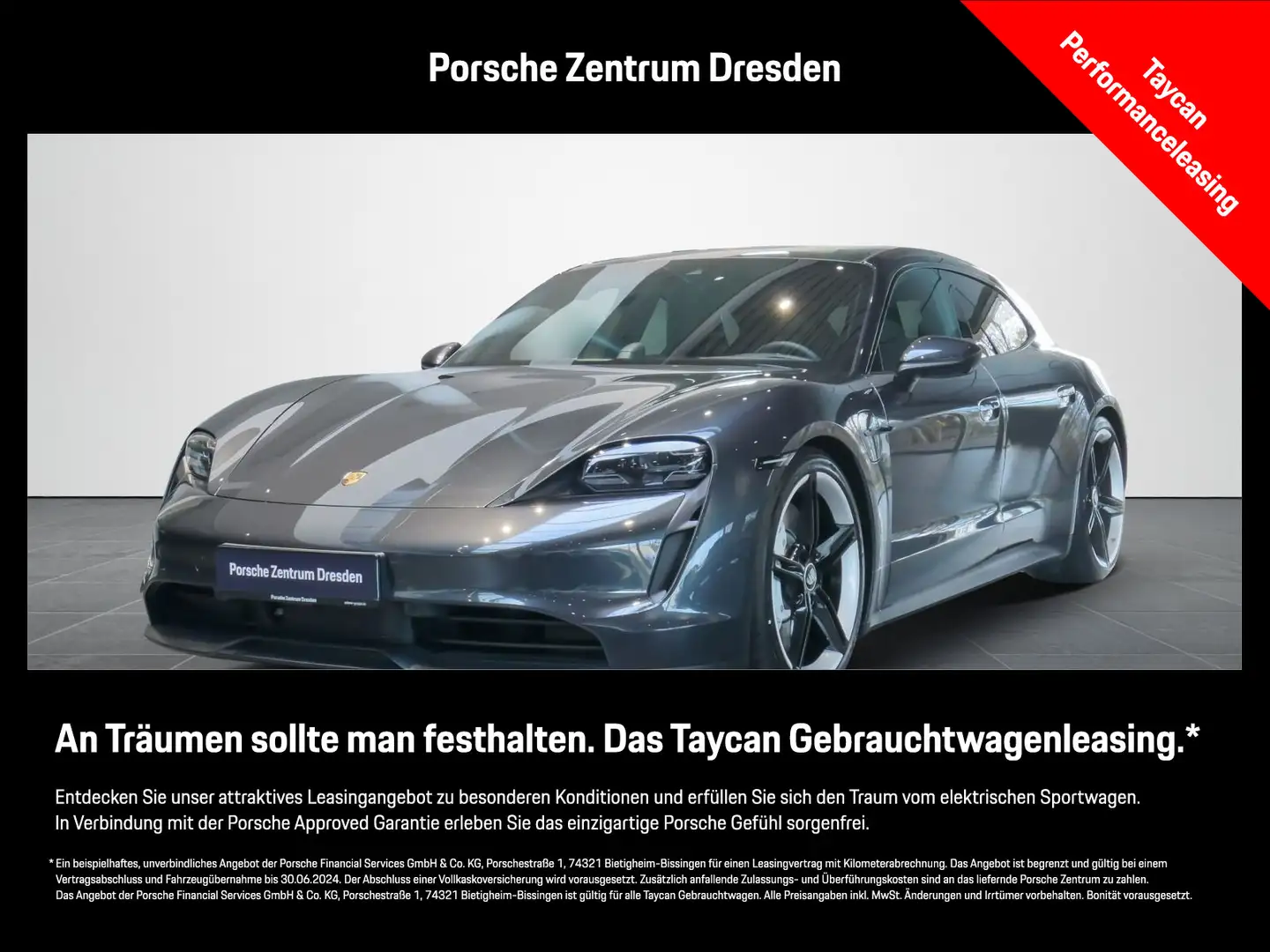 Porsche Taycan 4S Sport Turismo / Verfügbar ab 07/24 Grey - 1