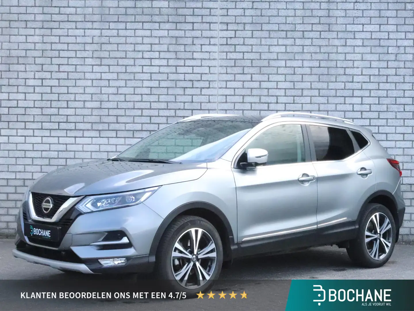 Nissan Qashqai 1.3 DIG-T 140 N-Motion | Panoramadak | Trekhaak | Grijs - 1