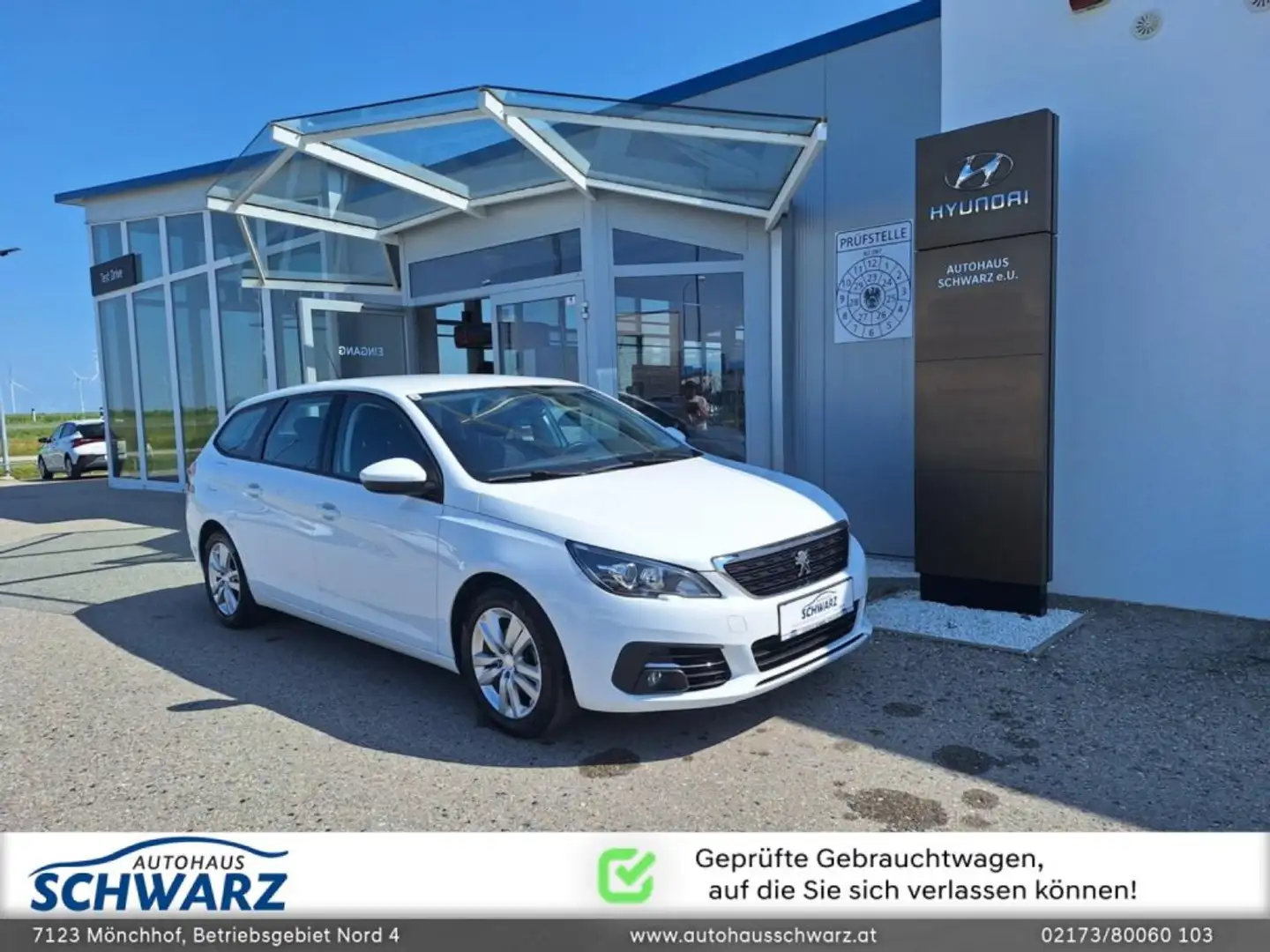 Peugeot 308 sw 1,5 Active Weiß - 1