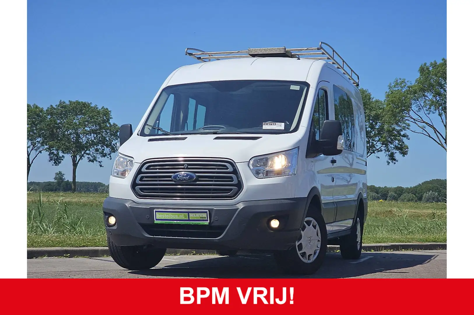 Ford Transit 330 2.0 TDCI L2H2 DC Airco Trekhaak Imperiaal-Trap White - 2