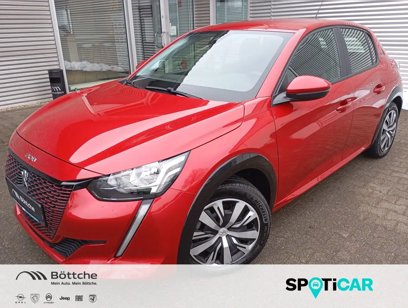 Peugeot 208 e- Active, Klima,BC,LED,USB,Multifunktionslenkrad Rot - 1