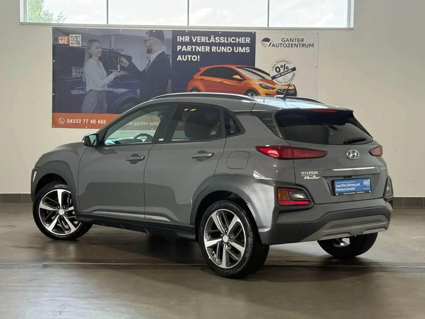 Hyundai KONA Style 2WD AHK+RFK+GRA+KEYLESS Grau - 2