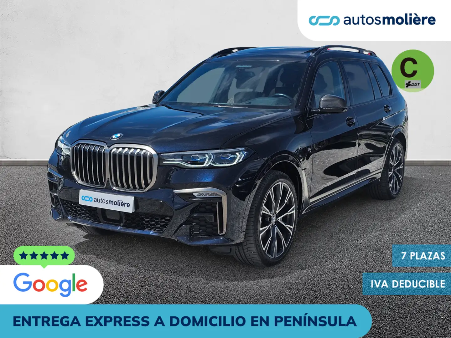 BMW X7 M50iA Negro - 1