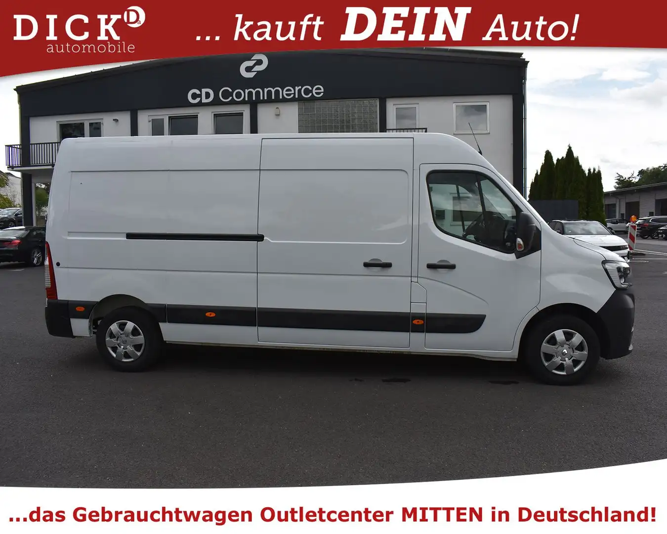 Renault Master III L3H2 HKa 3,5t KLIMA*NAV+KAM+AHK+TEMP+ Weiß - 2