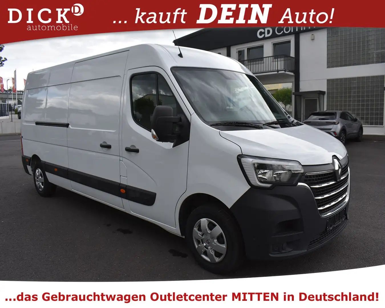 Renault Master III L3H2 HKa 3,5t KLIMA*NAV+KAM+AHK+TEMP+ Weiß - 1