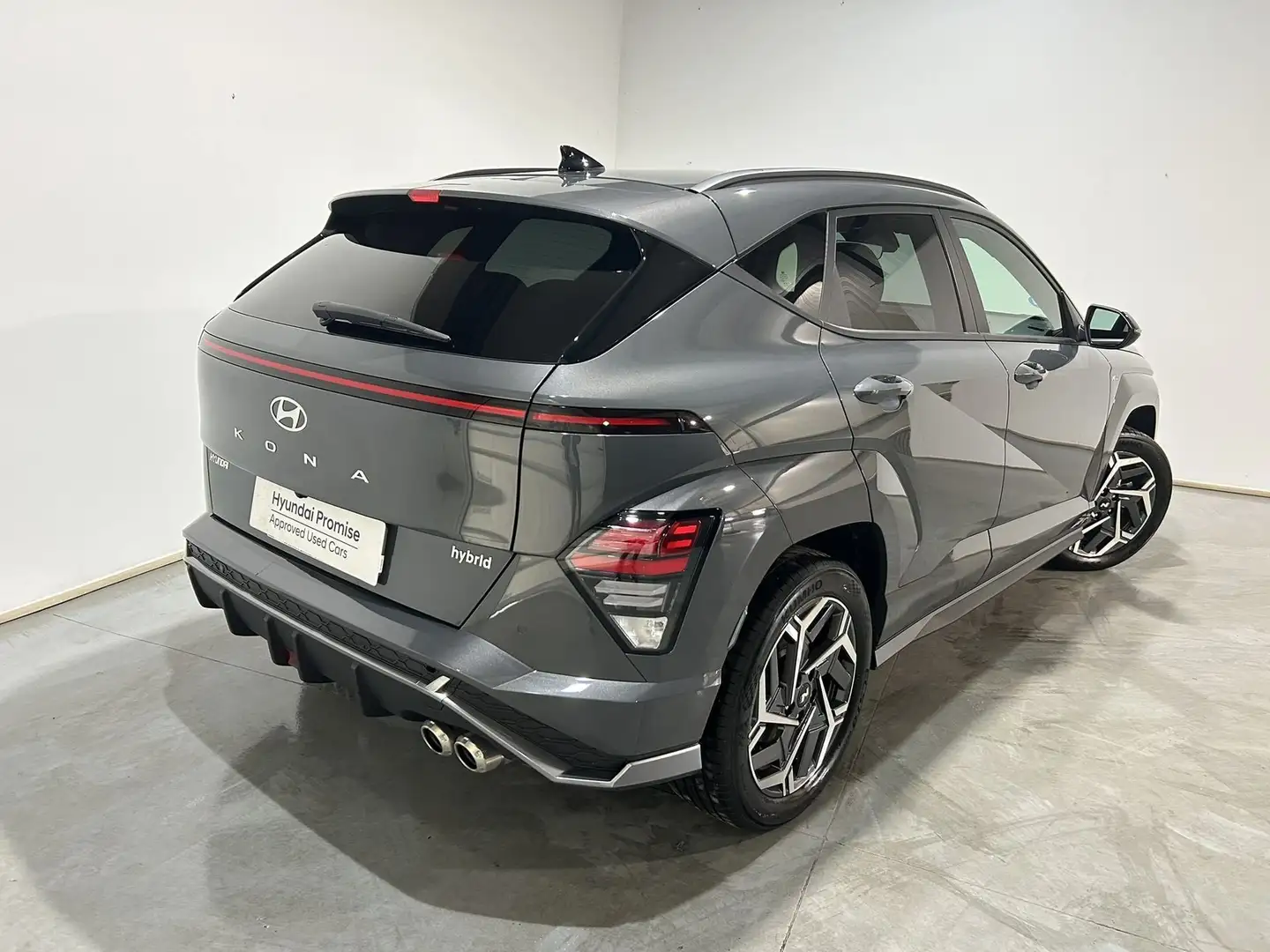Hyundai KONA HEV 1.6 GDI Nline DT Gris - 2