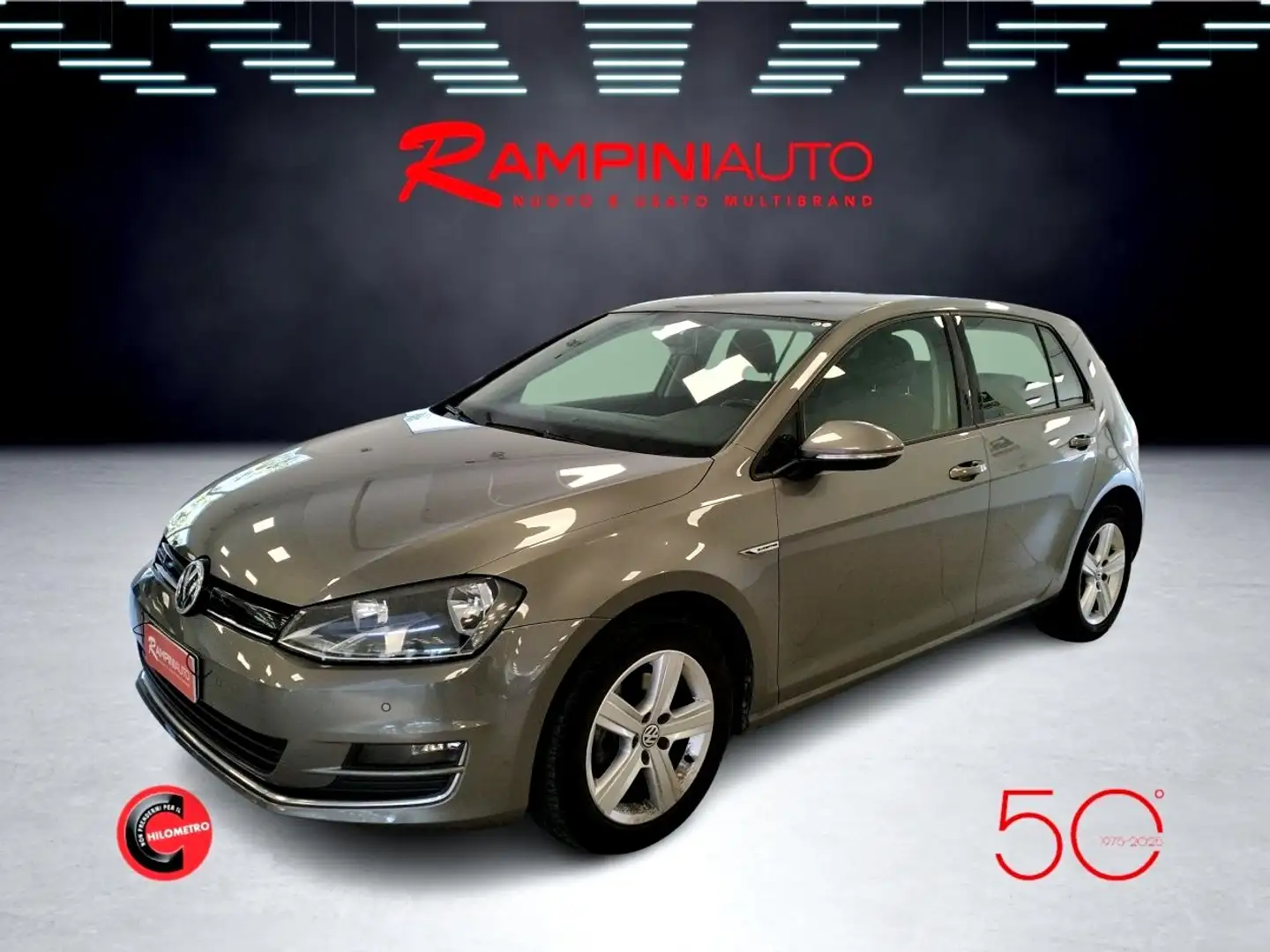 Volkswagen Golf 1.4 TGI METANO Highline Unico Proprietario Pronta Grigio - 1