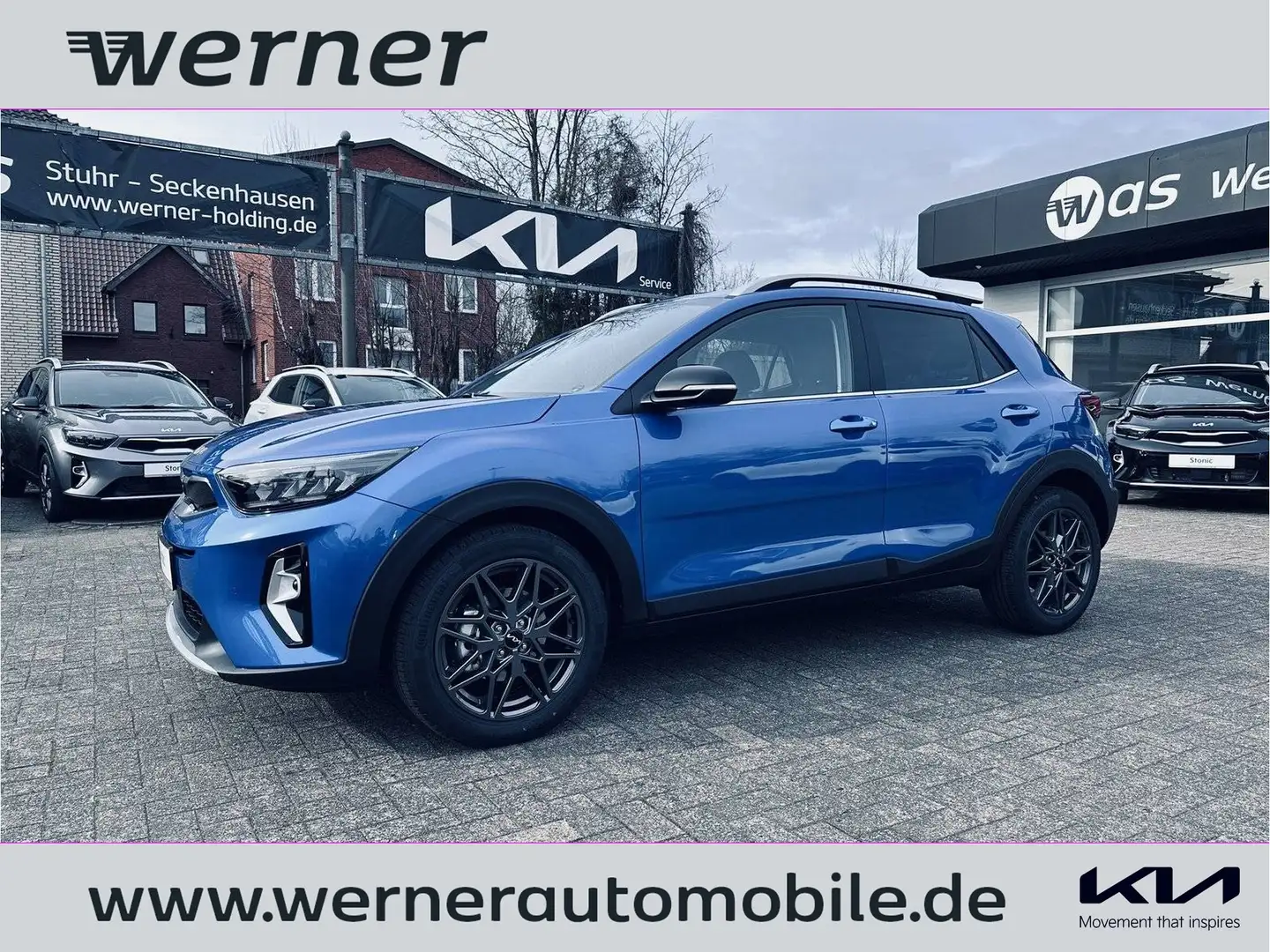 Kia Stonic 1.0 T-GDI 48V Nightline Edition Blau - 1