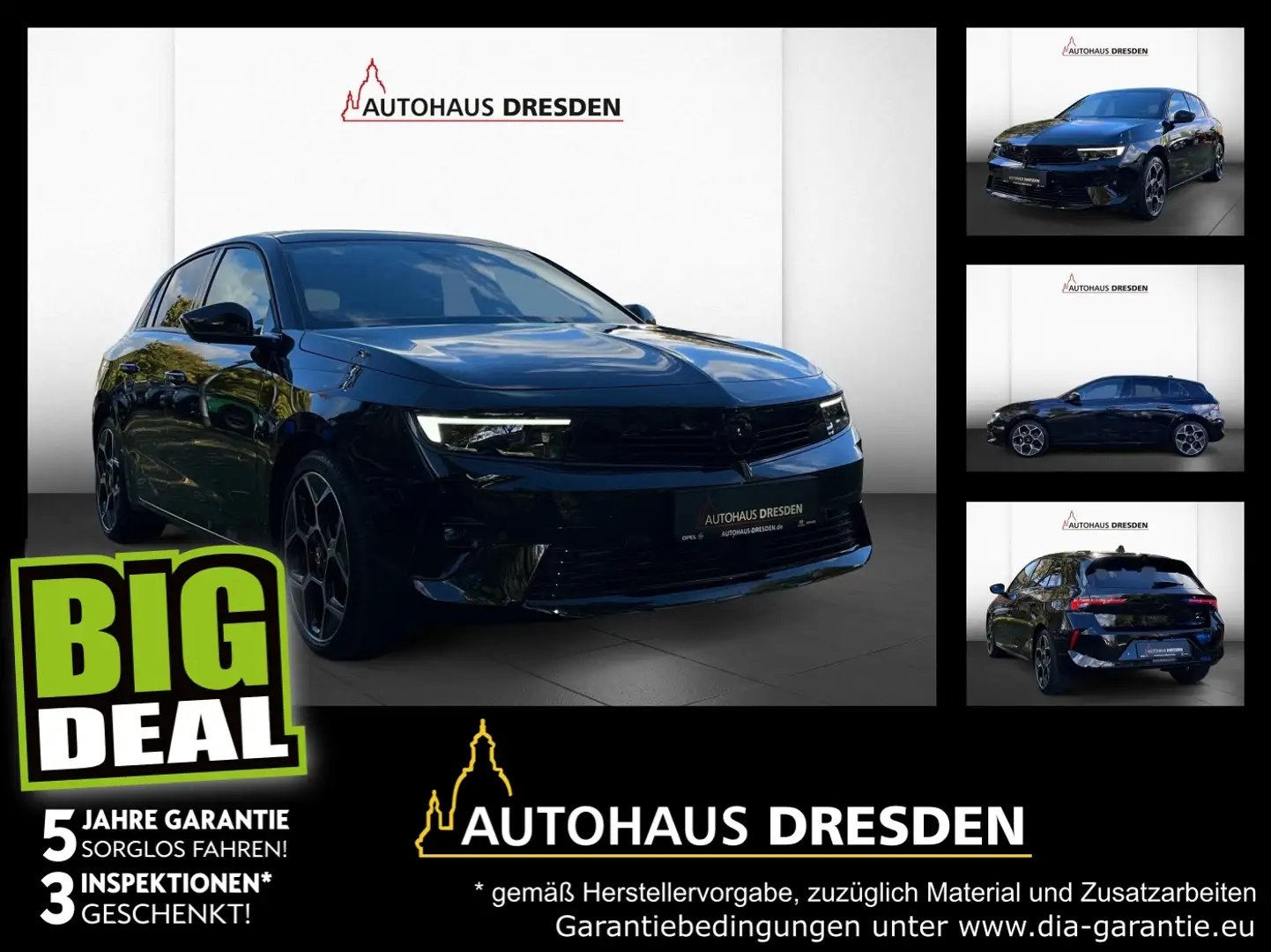 Opel Astra L 1.2 Turbo Ultimate ACC+Alcantara+LED Zwart - 1