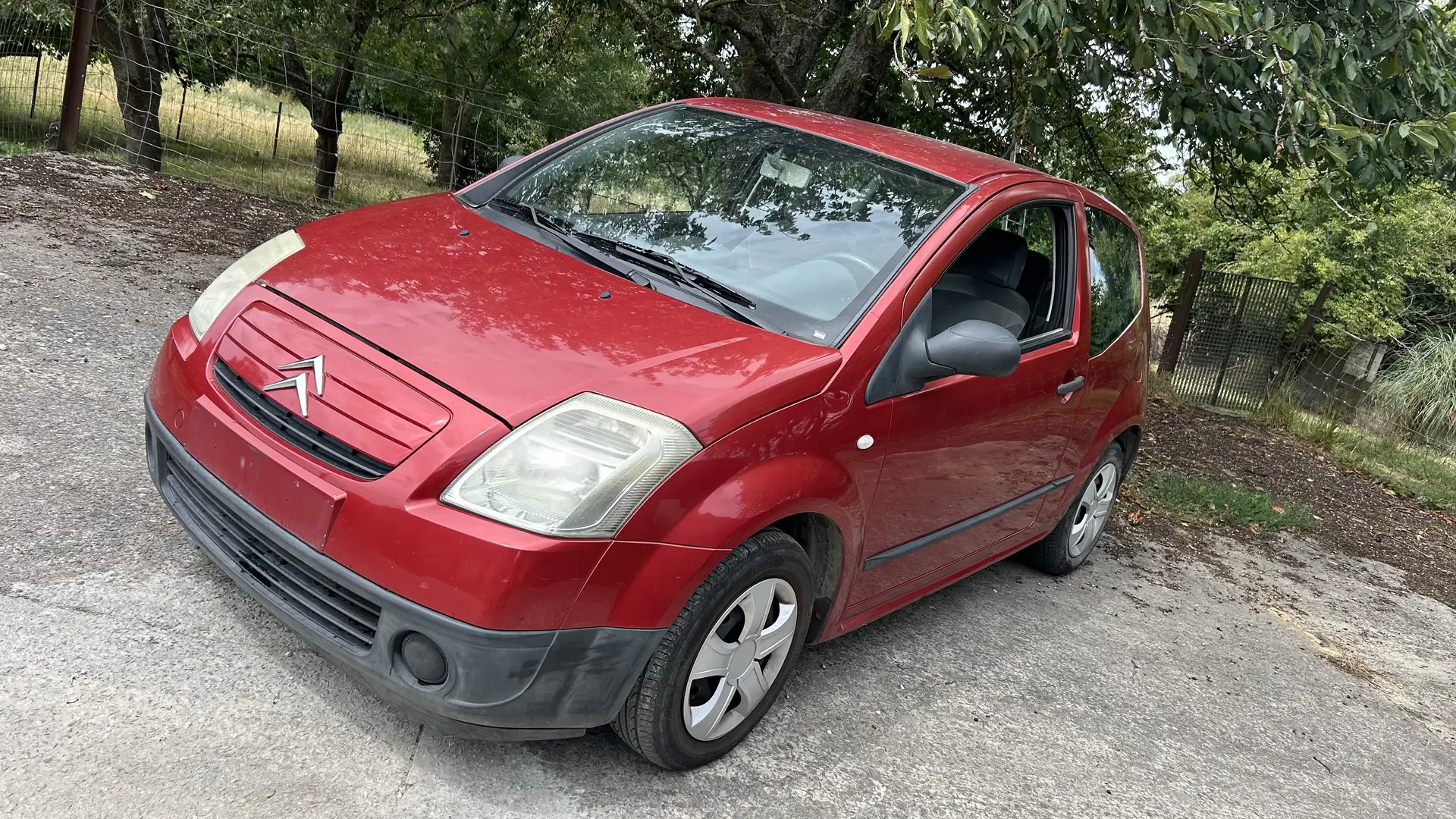 Citroen C2 1.1i SX pret a immatriculer avec car pass Roşu - 1