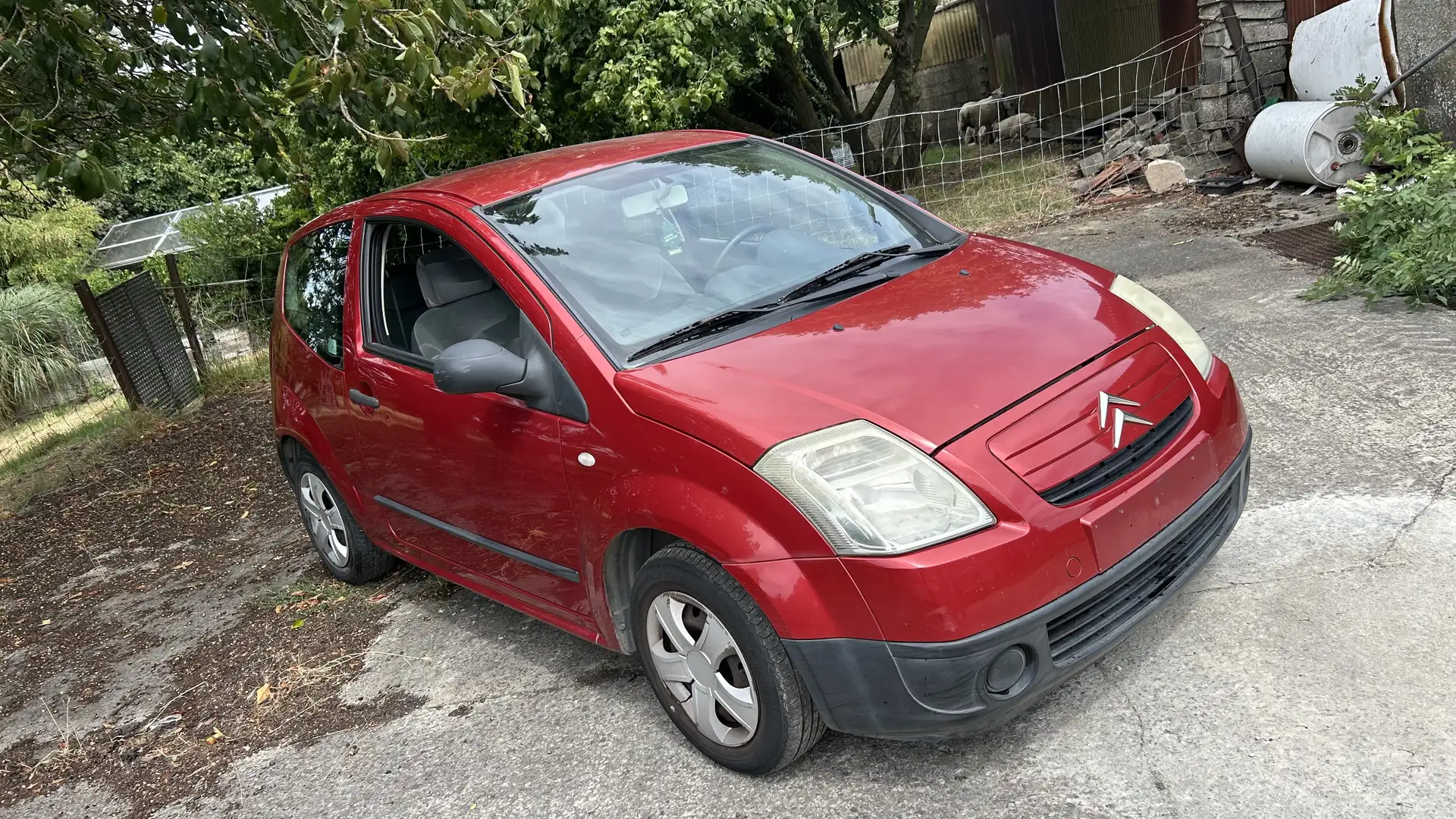 Citroen C2 1.1i SX pret a immatriculer avec car pass Roşu - 2