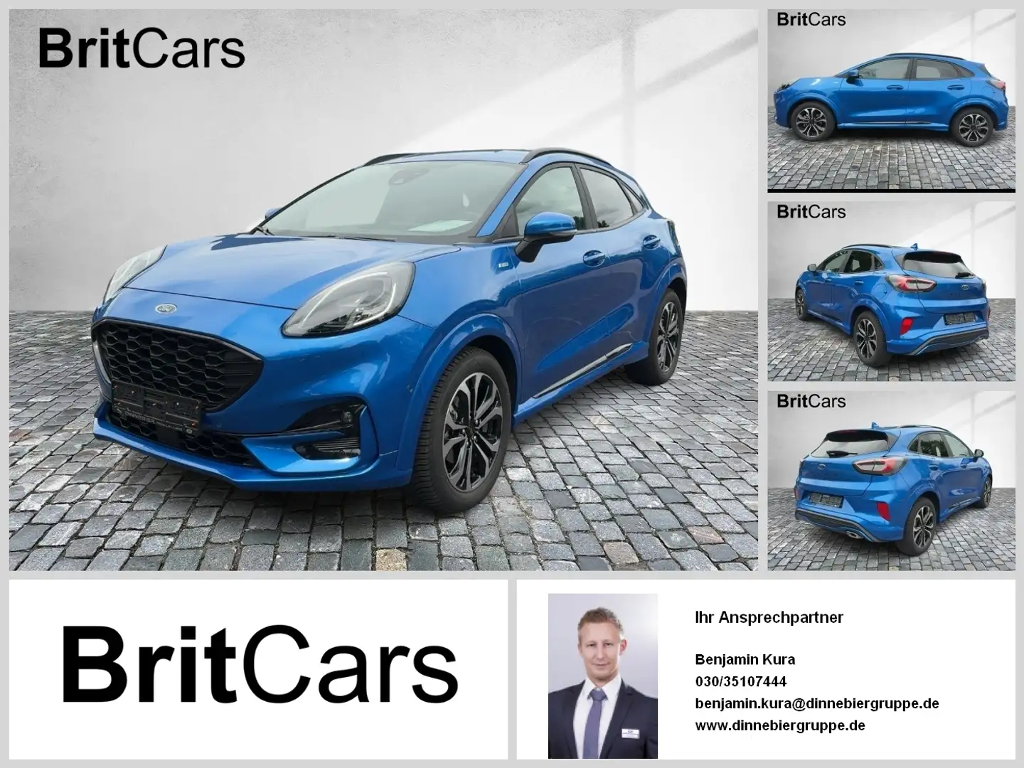 Ford Puma ST-Line X LED+Navi+Kamera+Winterpaket Bleu - 1