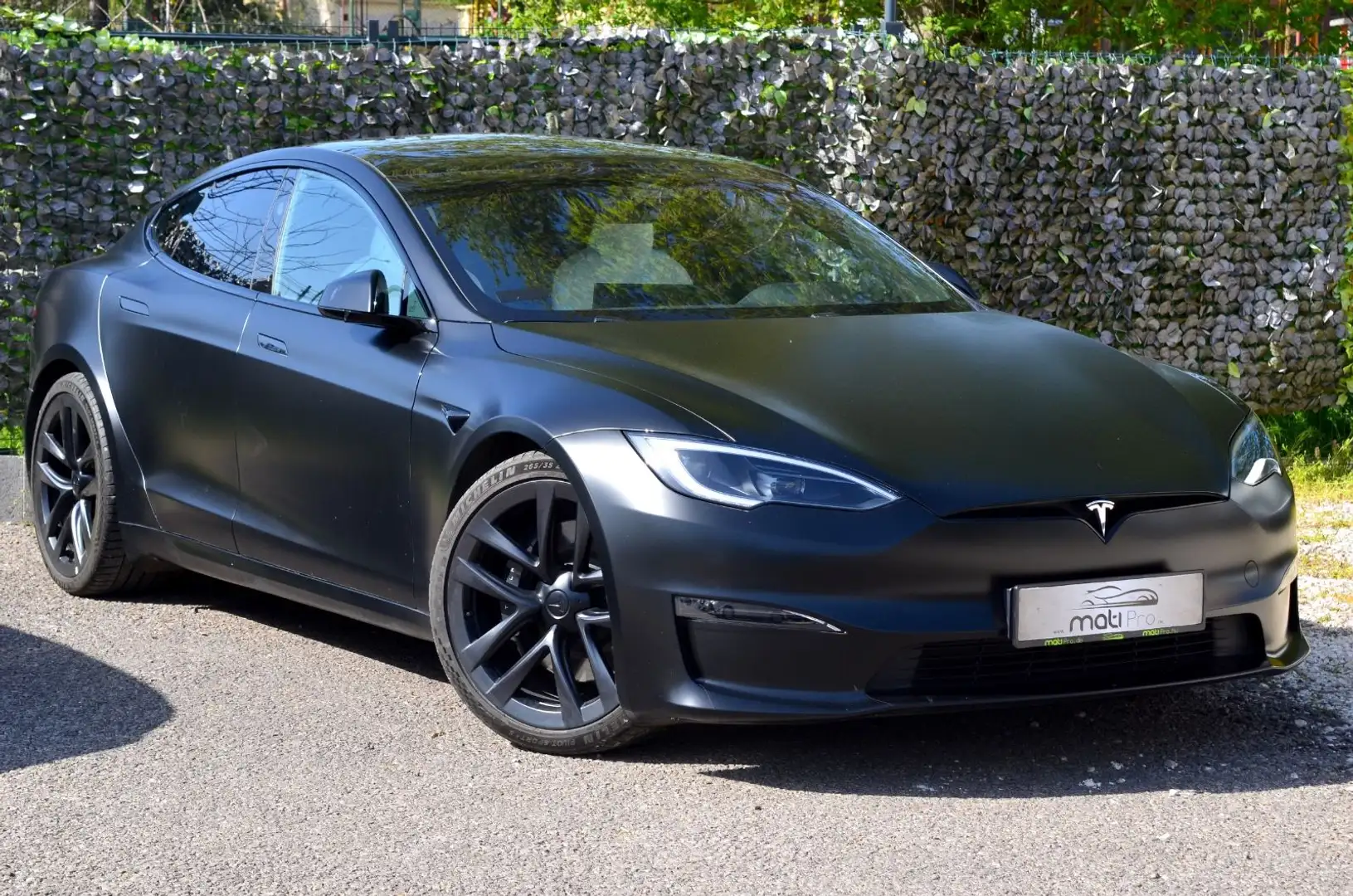Tesla Model S Long Range Matt Steinschlagschutzfolie Negru - 2