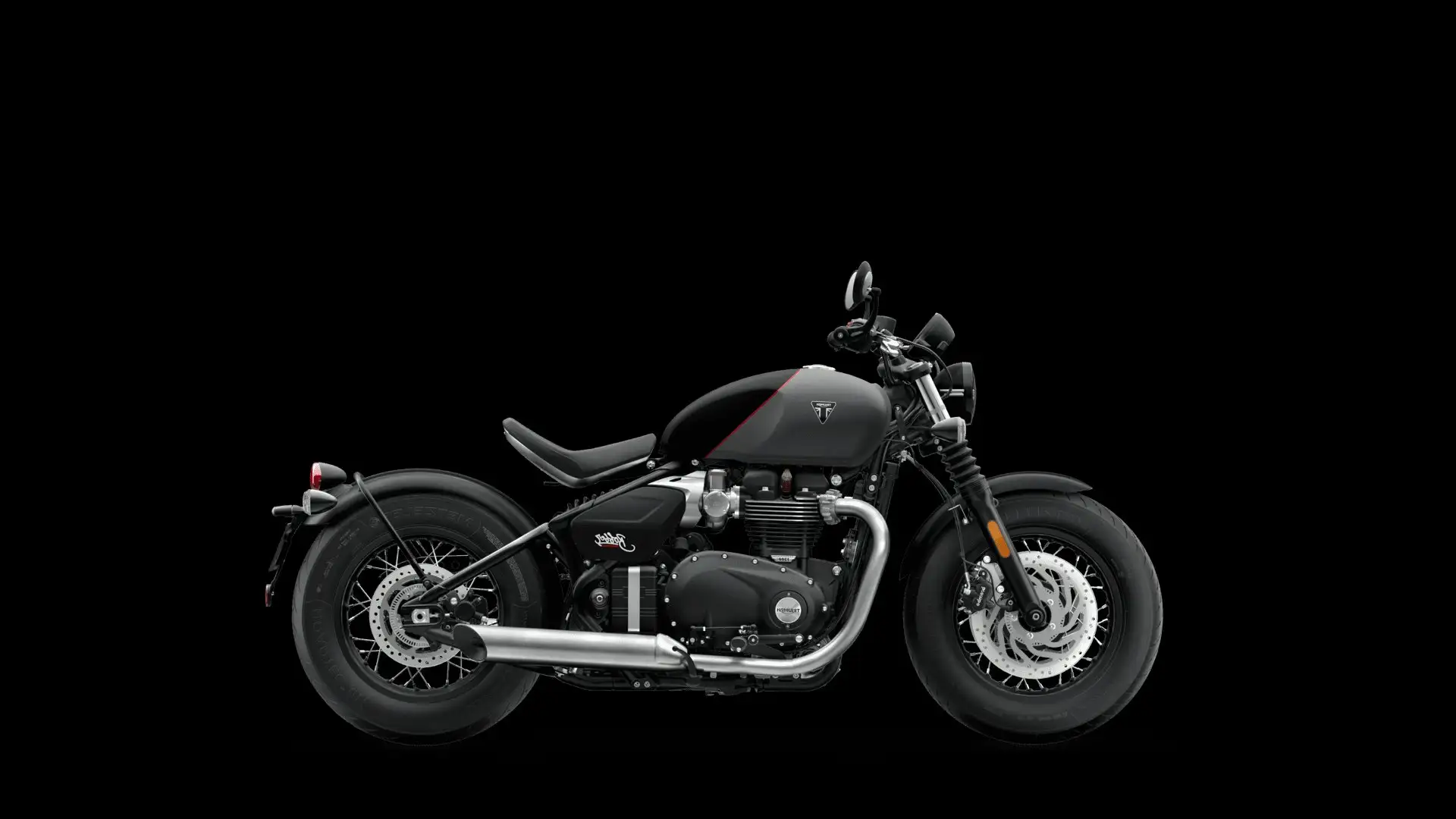 Triumph Bonneville Bobber Nero - 1