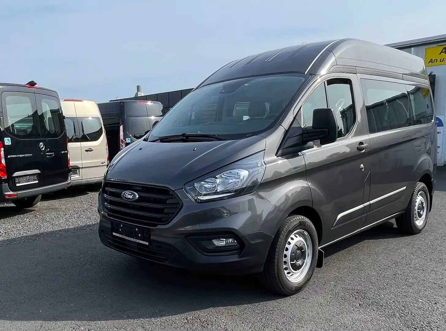 Ford Transit Custom L1 H2 Behindertengerecht Hochdach Klima Grau - 2