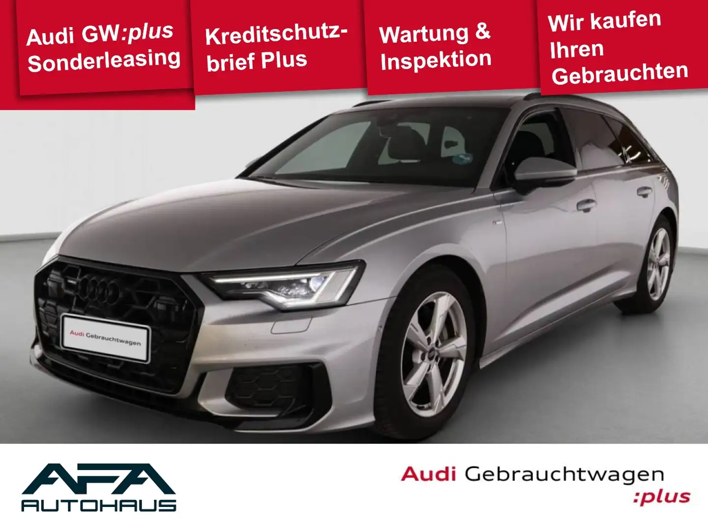 Audi A6 Avant 50 TDI Design qu. tiptr. S-Line*Pano*AHK Blau - 1