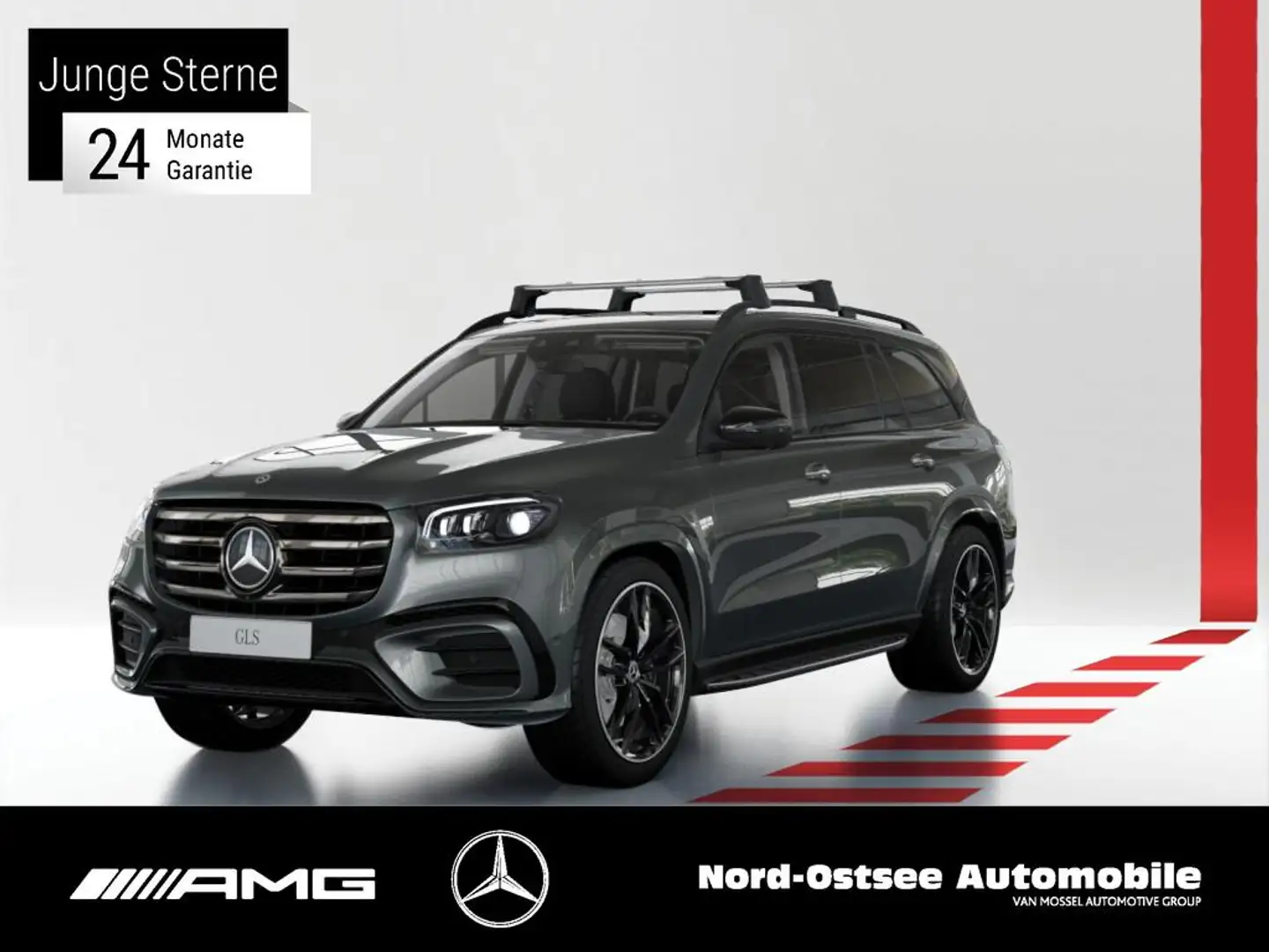Mercedes-Benz GLS 450 d 4M AMG ADV+ PANO AHK STHZ 23" HUD 360 Grau - 1
