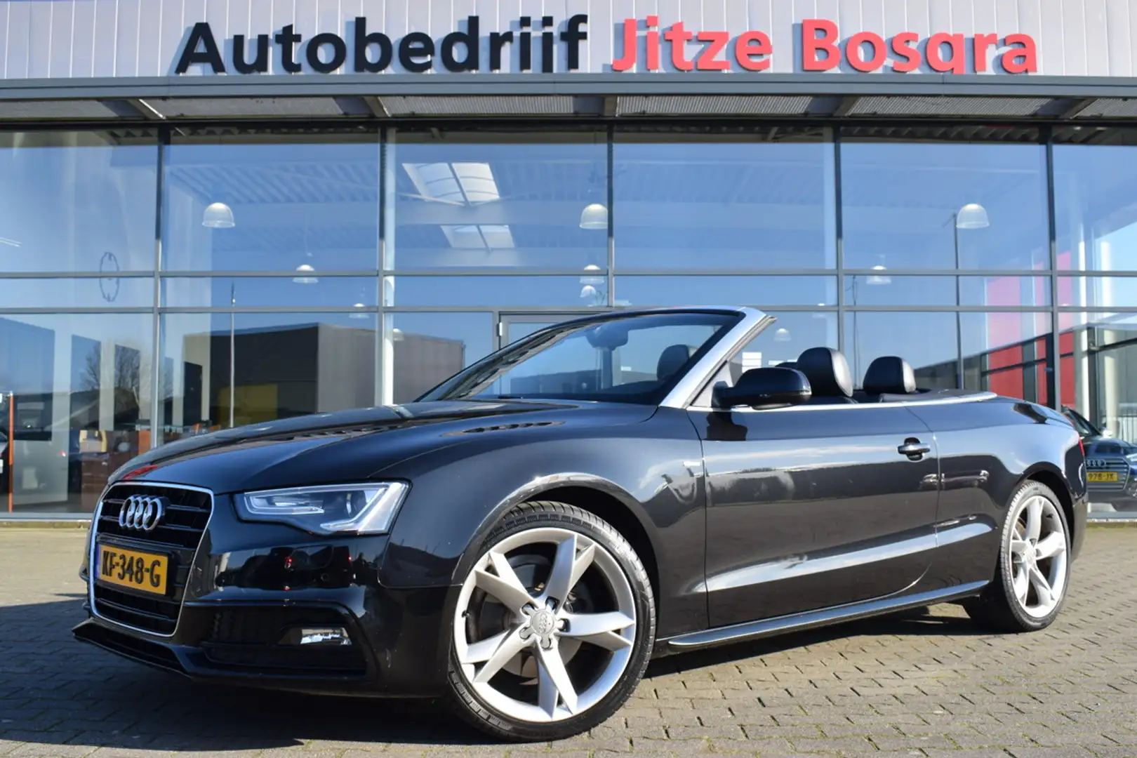 Audi A5 Cabriolet 1.8 TFSi Automaat Pro Line S Zwart Leder Zwart - 1