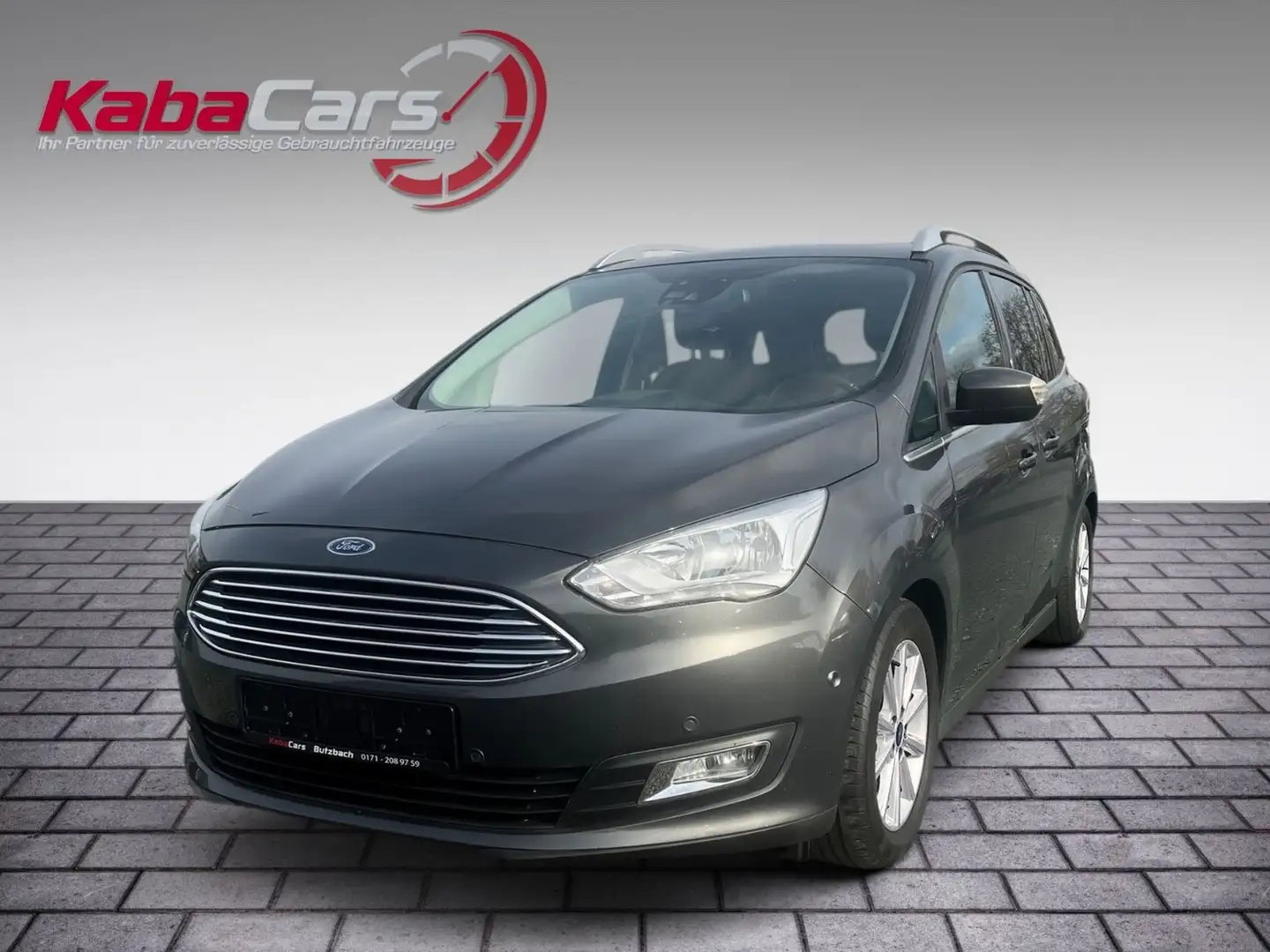 Ford Grand C-Max Titanium Automatik 1.Hand Gris - 1