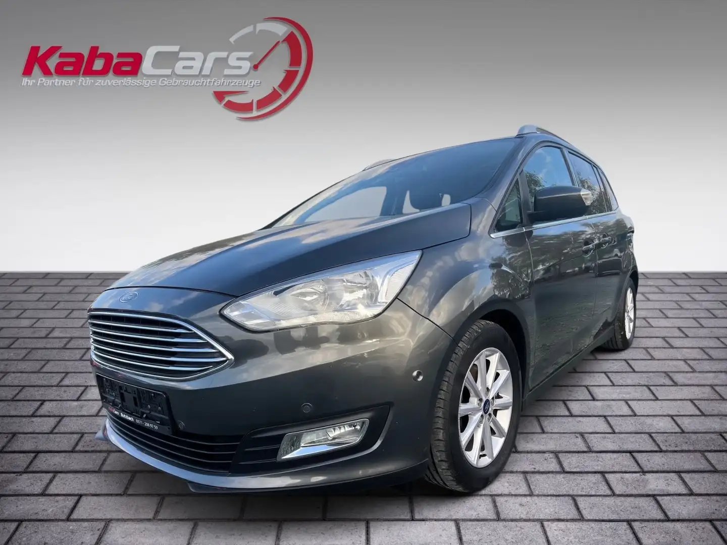 Ford Grand C-Max Titanium Automatik 1.Hand Grau - 1