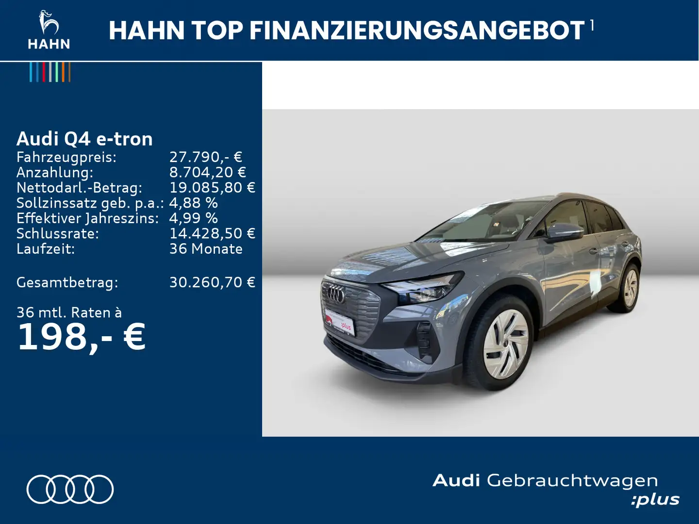 Audi Q4 e-tron Q4 35 e-tron Navi Virtual Privacy PDC Standklima Gris - 2