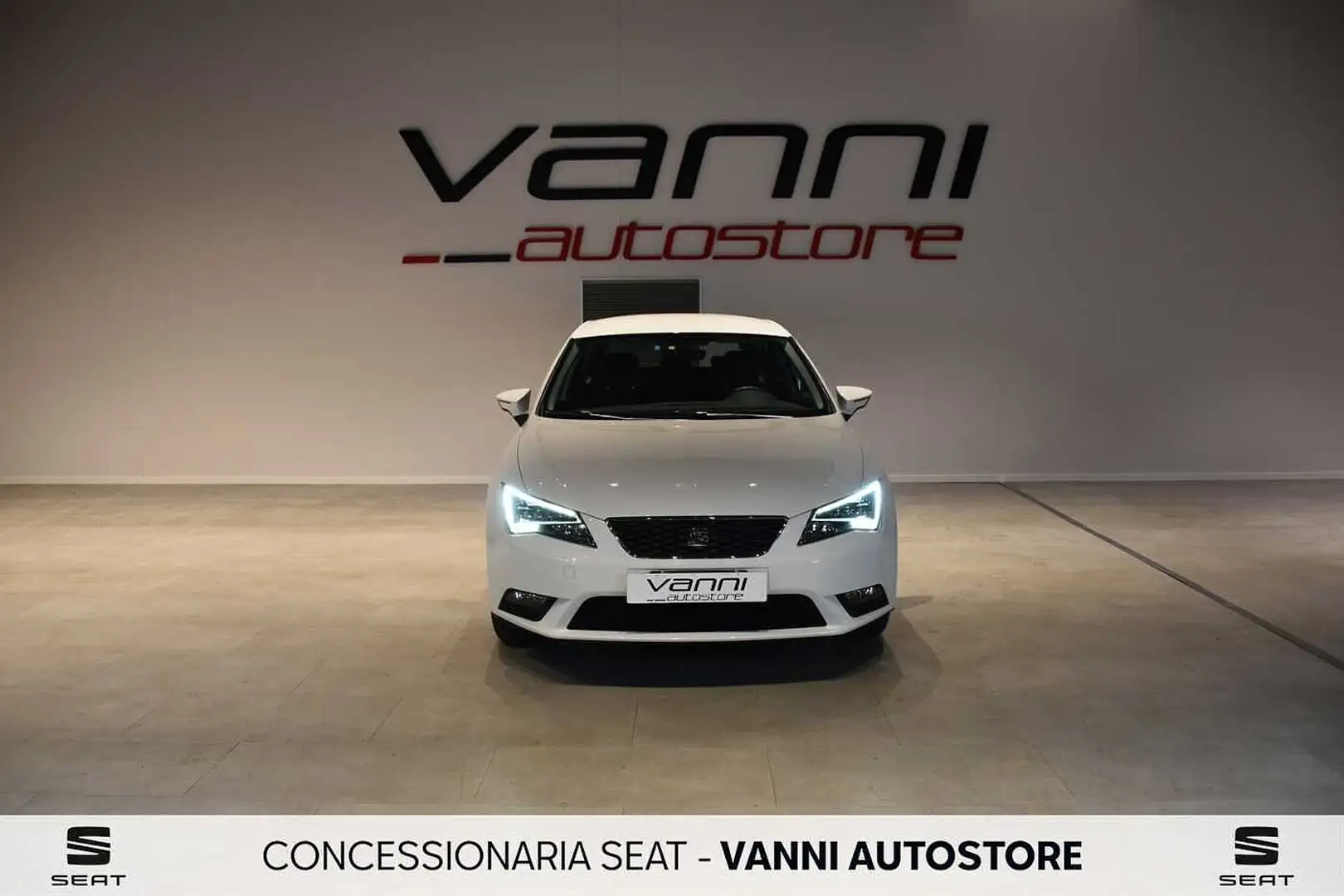 SEAT Leon 1.6 TDI 110 CV 5 Porte Start/Stop Style Bianco - 2