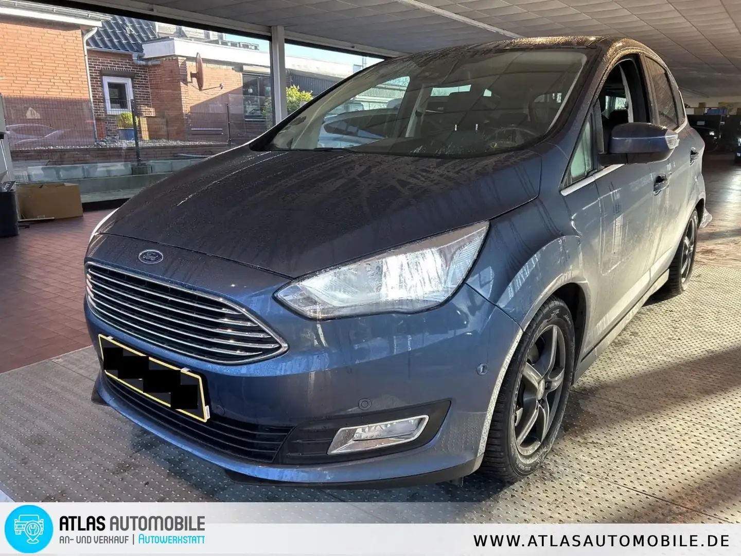 Ford C-Max C-MAX 1.5 EcoBoost Titanium Aut Navi=Kamera=PDC= Bleu - 1