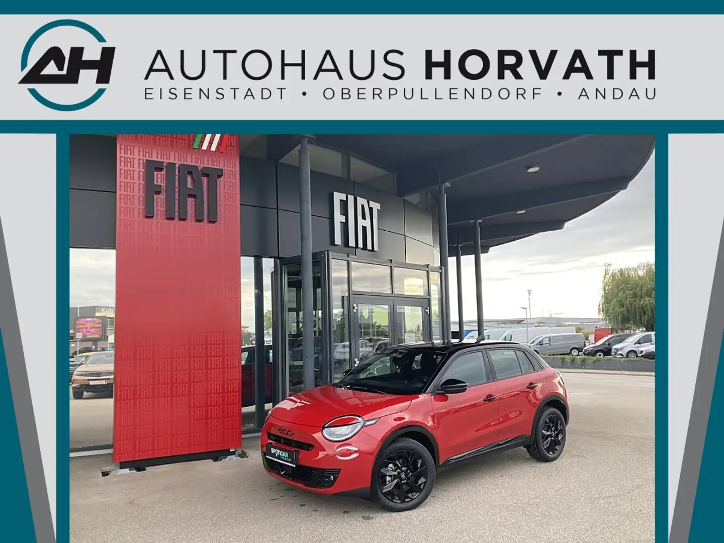 Fiat 600 1.2 Benzin 110 6-Gang Street!TOP ANGEBOT Rot - 1