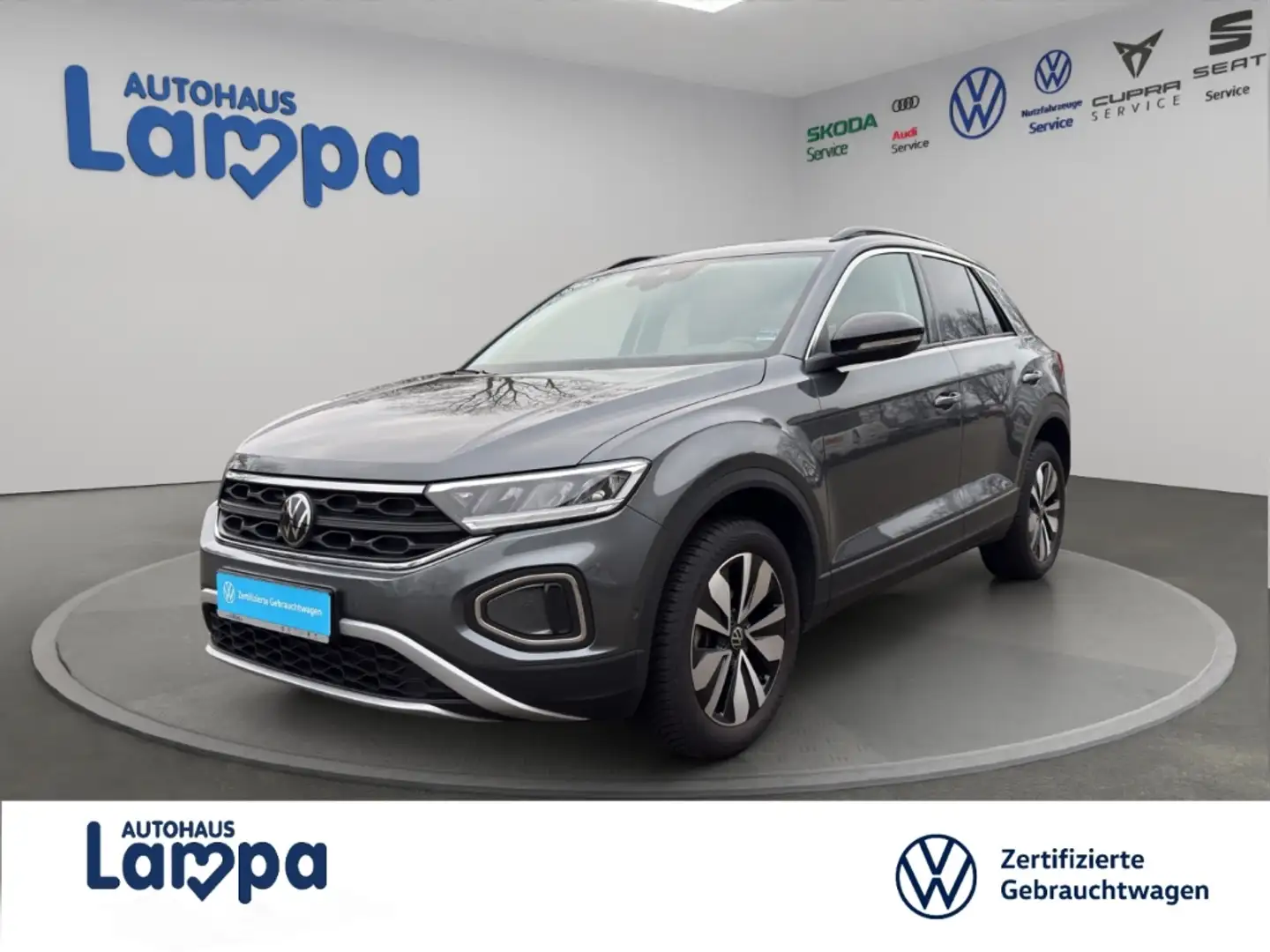 Volkswagen T-Roc GOAL 1.0 TSI ACC,PDC,SHZ,KLIMA,NAVI,DAB+ Grau - 1