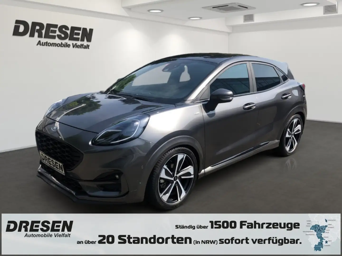Ford Puma ST-Line X 1,0l EcoBoost MHEV Navi Digitales Cockpi Grijs - 1