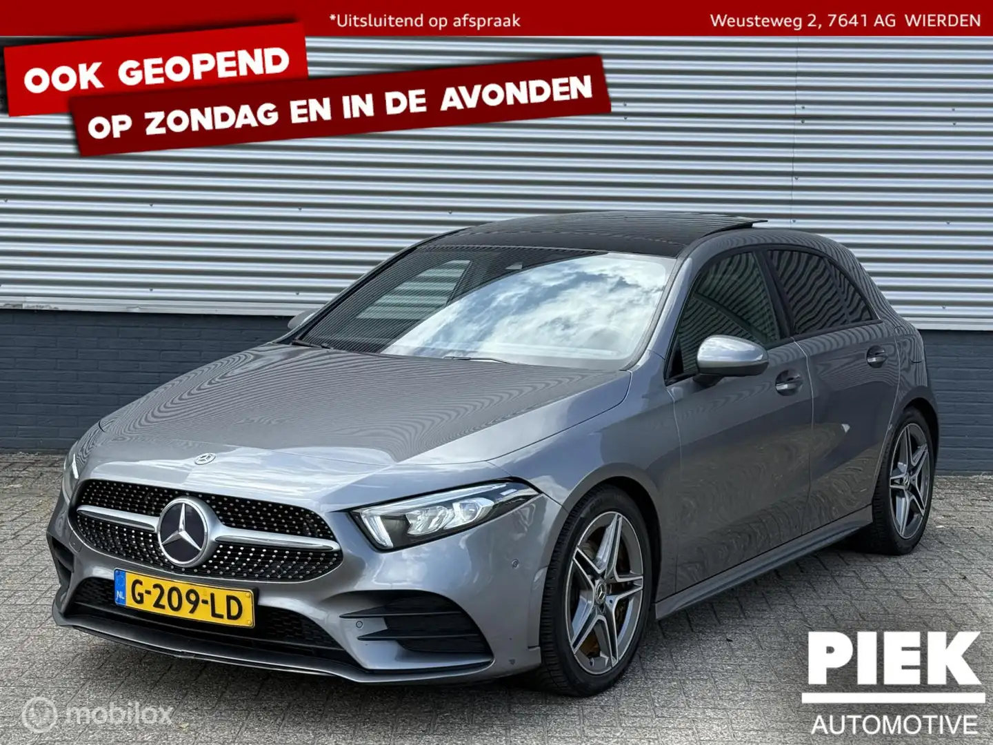Mercedes-Benz A 200 Business Solution AMG-PAKKET PANODAK Grijs - 1