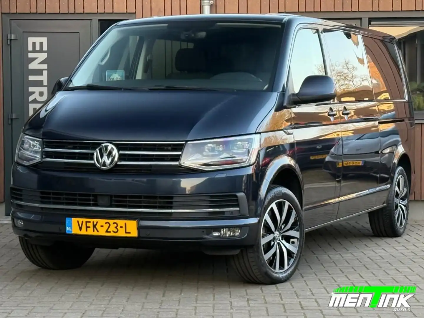 Volkswagen T6 Transporter 2.0 TDI L2H1 DC HIGHLINE DSG led dubbele deur acc Bleu - 1