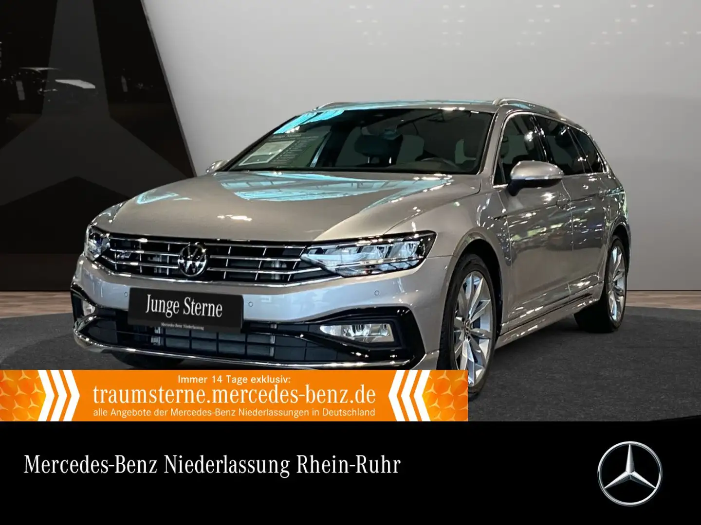 Volkswagen Passat Variant 1.5TSI/R-Line/MATRIX/ACC/AHK/Ambi Silber - 1
